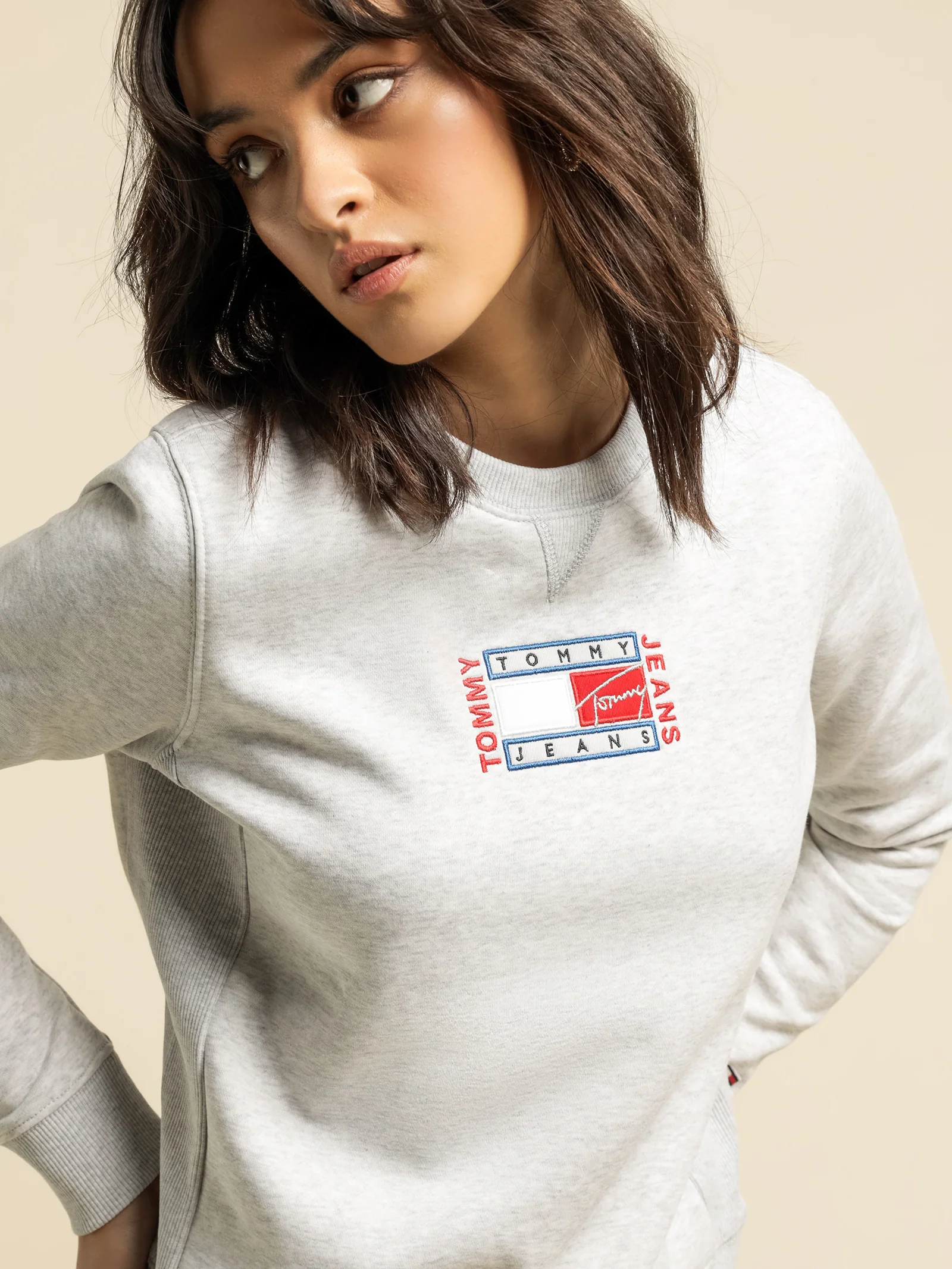 Ombre Logo Fleece Crew Jumper - Image 4