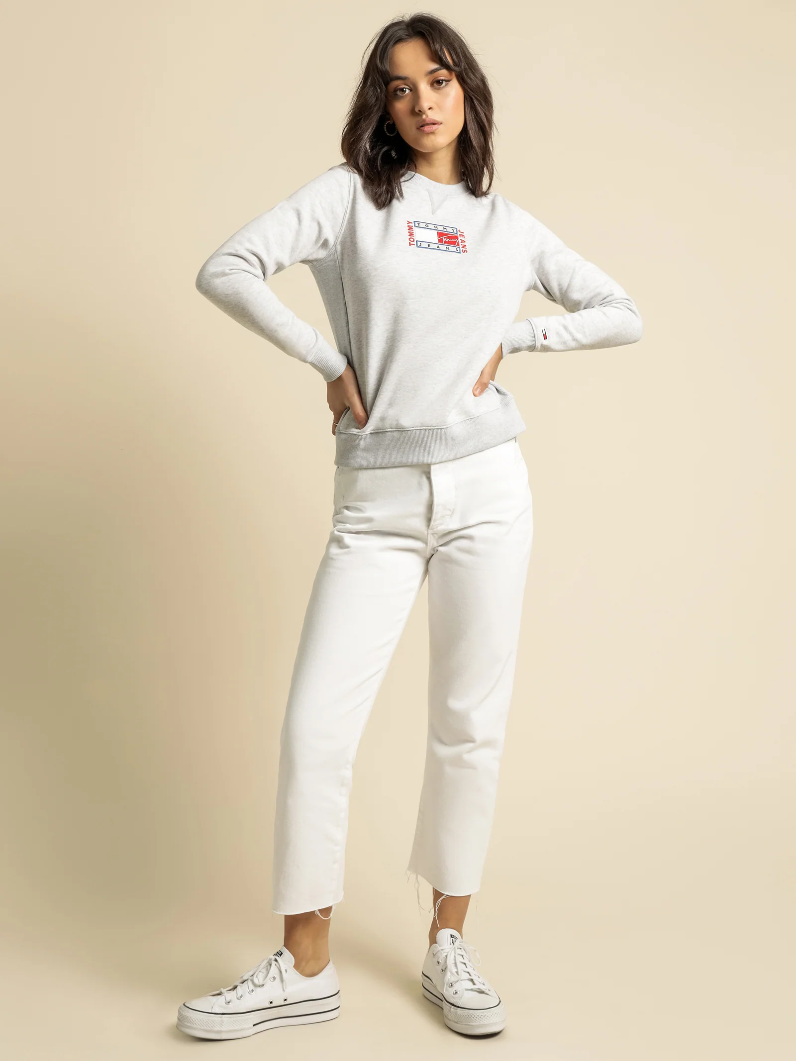 Ombre Logo Fleece Crew Jumper - Image 5