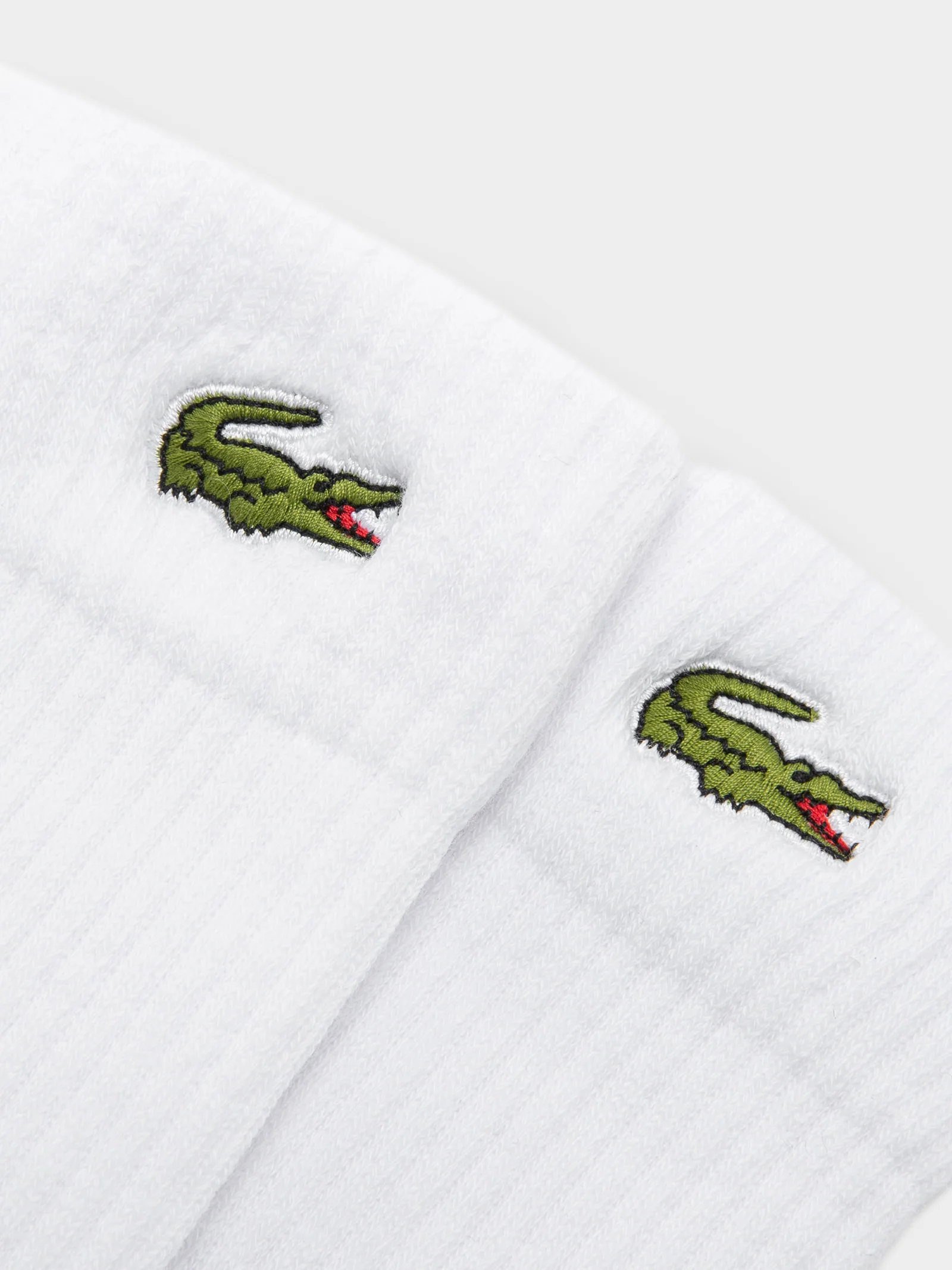 One Pair of Lacoste Crew Socks - Image 2