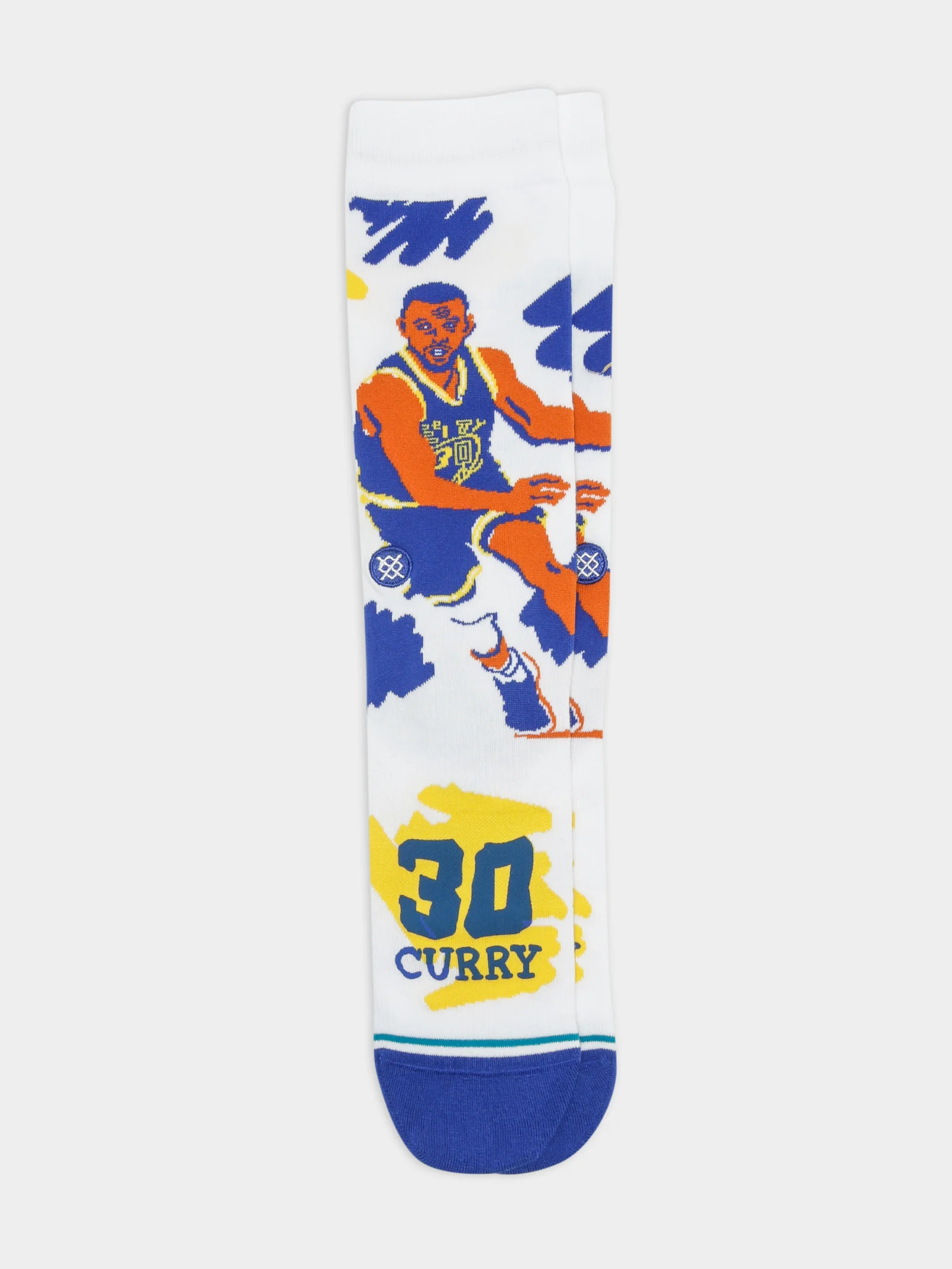 One Pair of Paint Steph Curry Crew Socks - Image 2