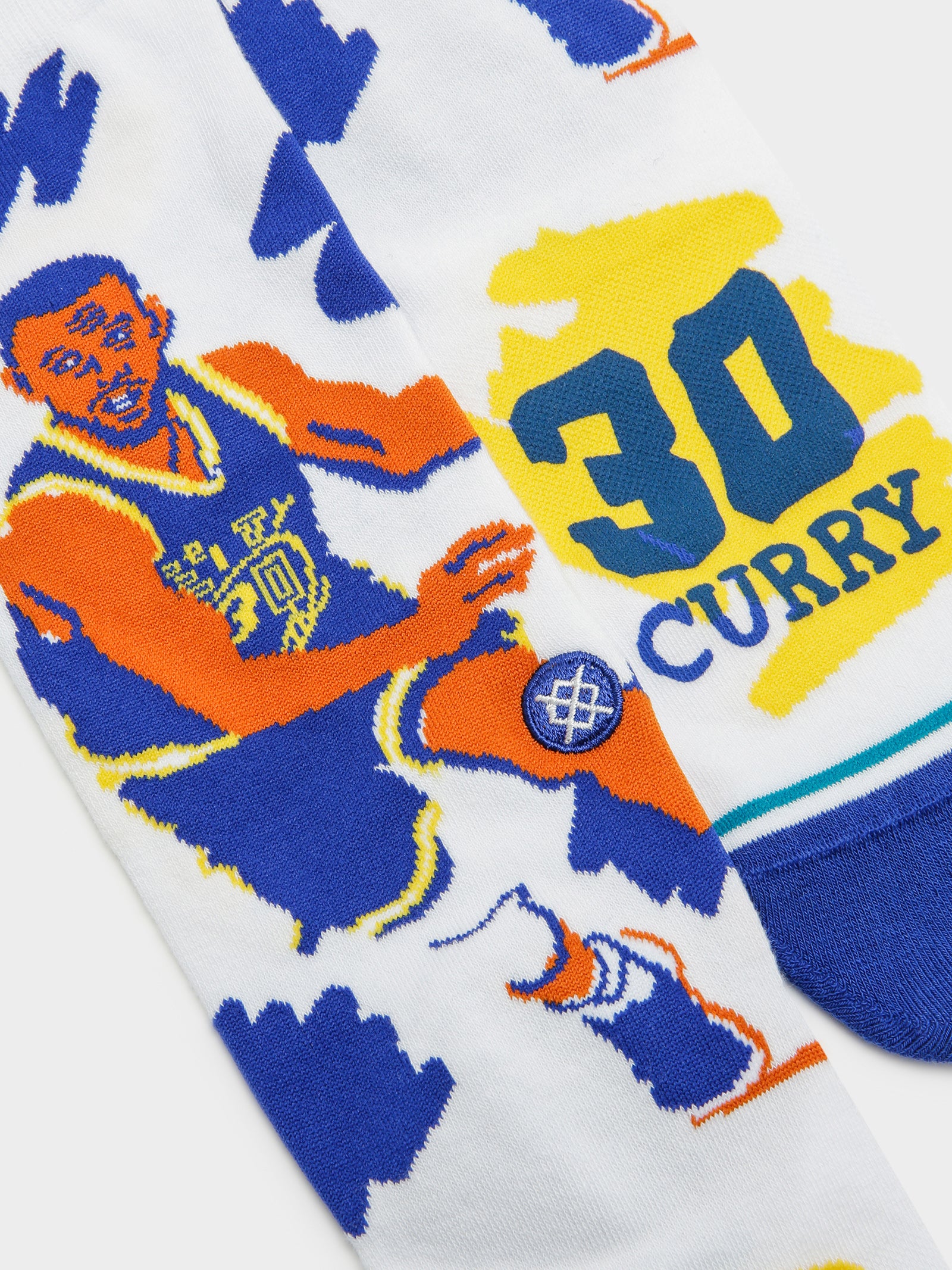 One Pair of Paint Steph Curry Crew Socks - Image 3