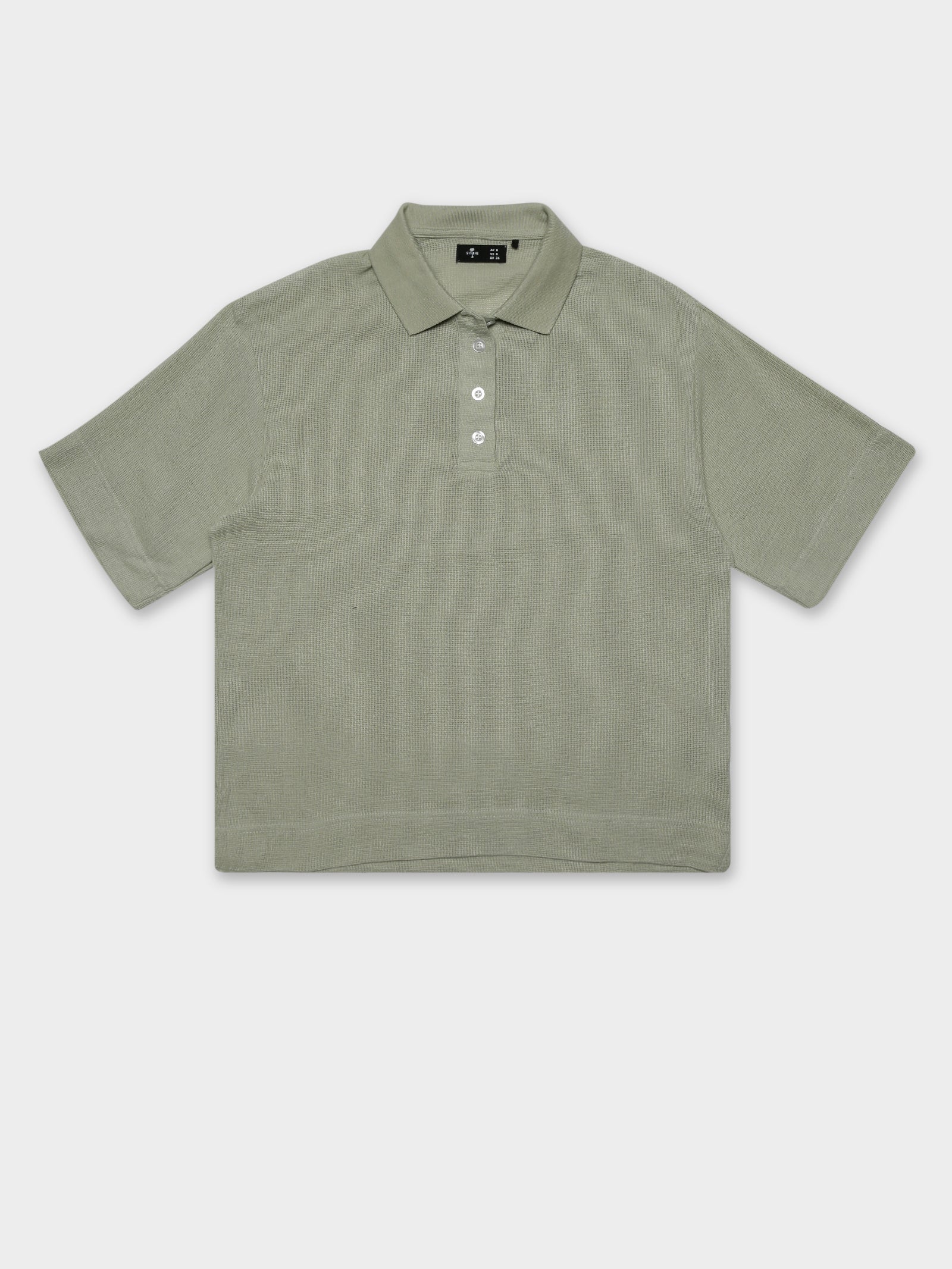 Openwork Polo Shirt - Image 8