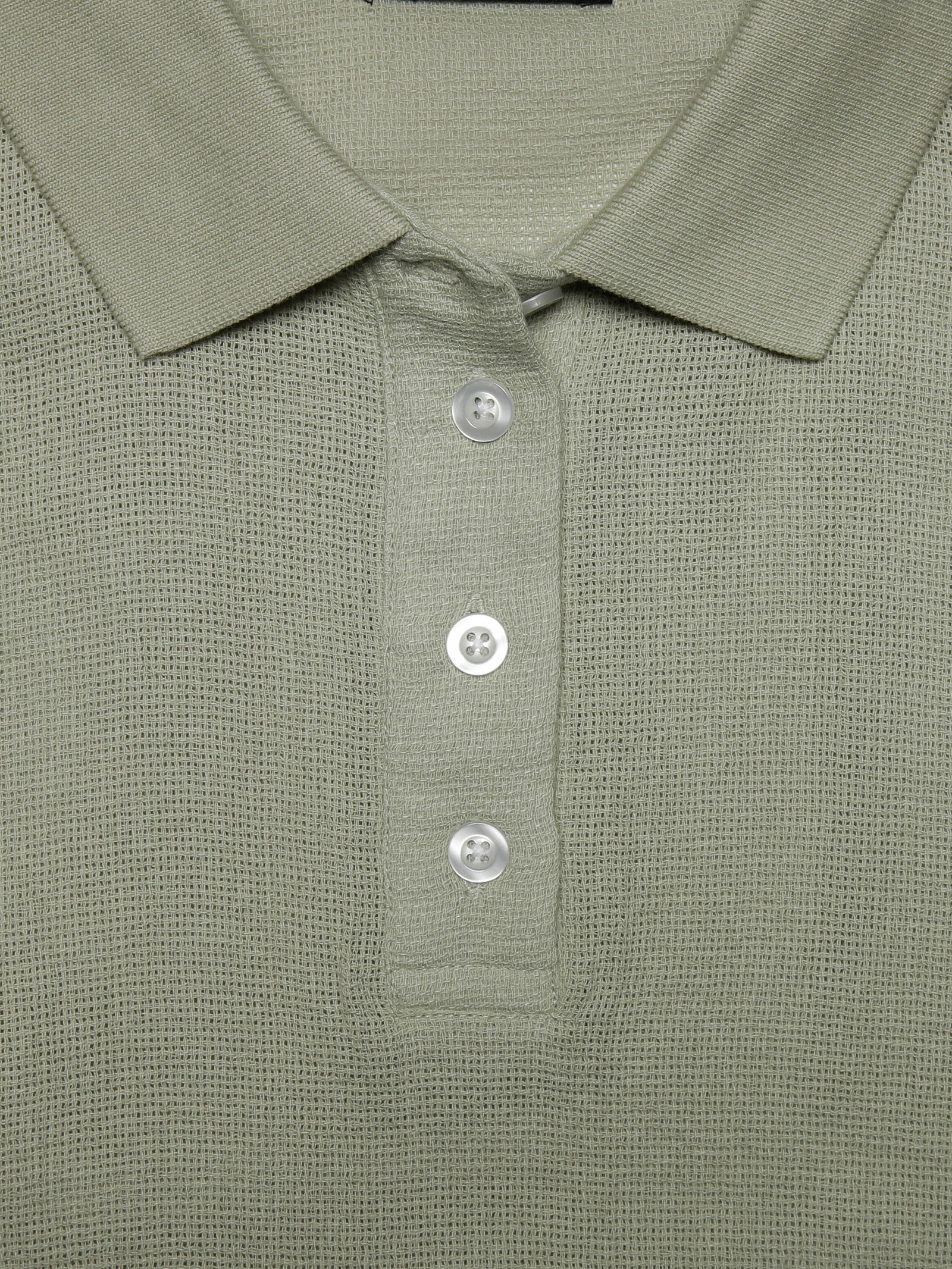 Openwork Polo Shirt - Image 9