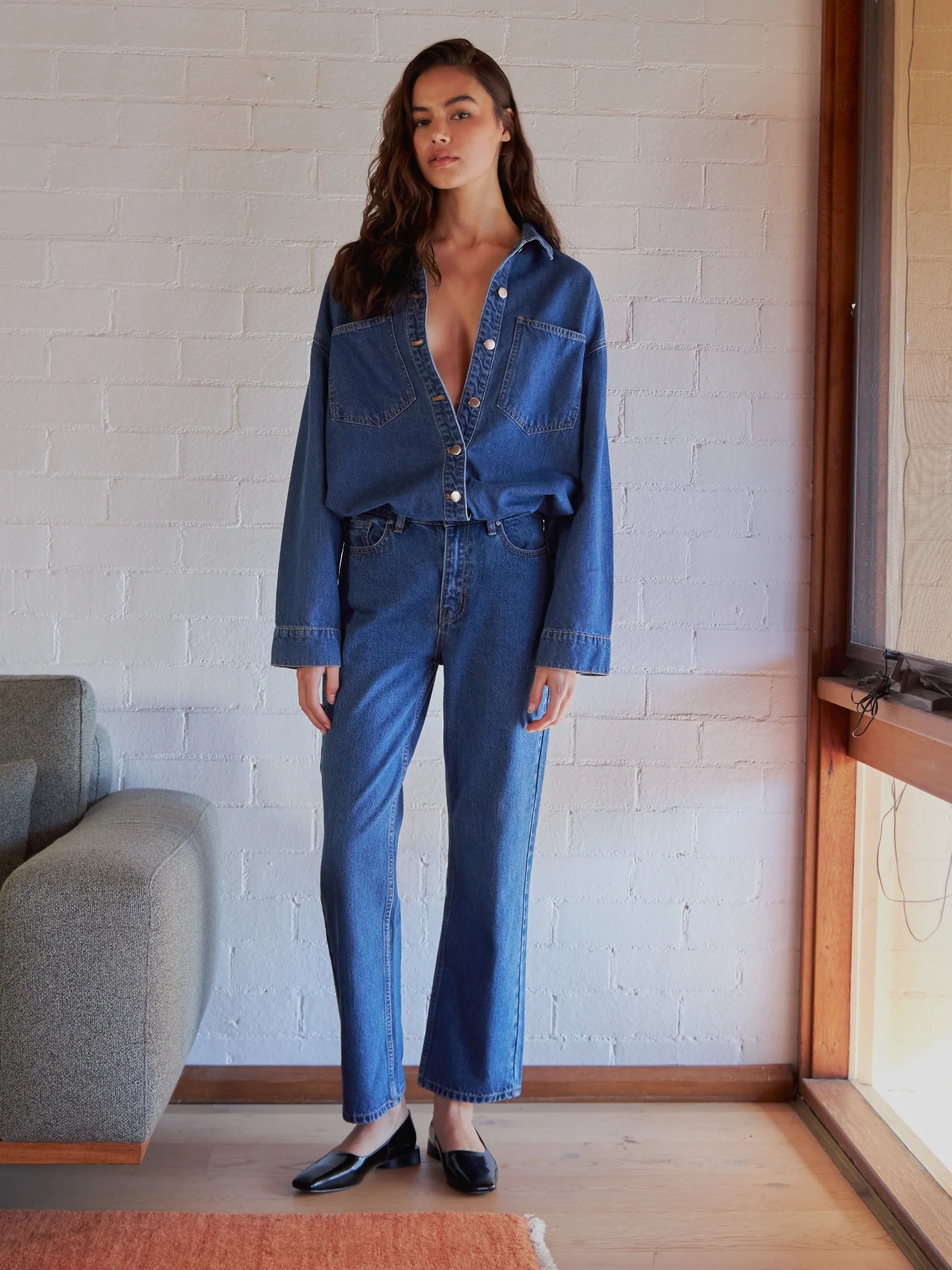 Organic Denim Overshirt - Image 2