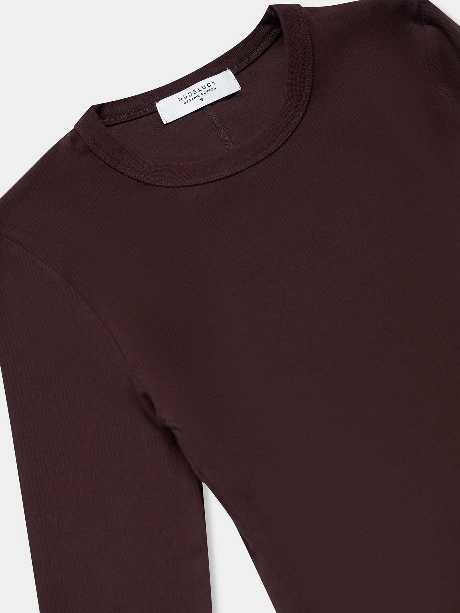 Organic Rib Long Sleeve T-Shirt - Image 2