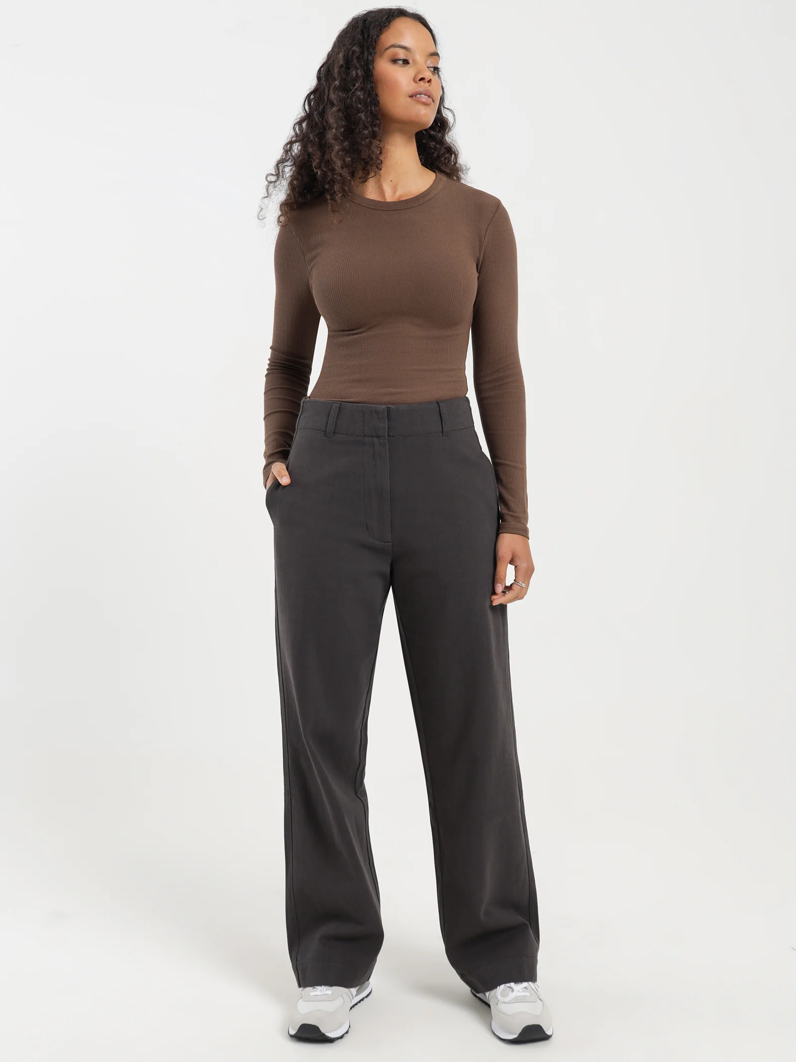 Organic Rib Long Sleeve T-Shirt - Image 5