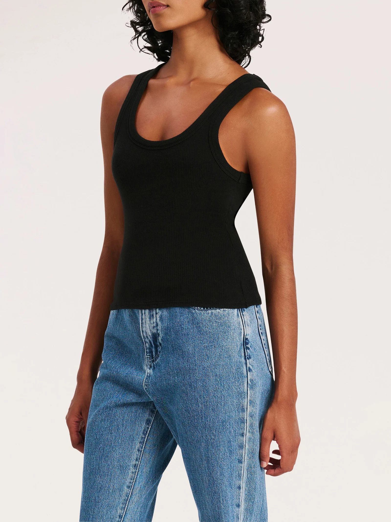 Organic Rib Singlet - Image 3