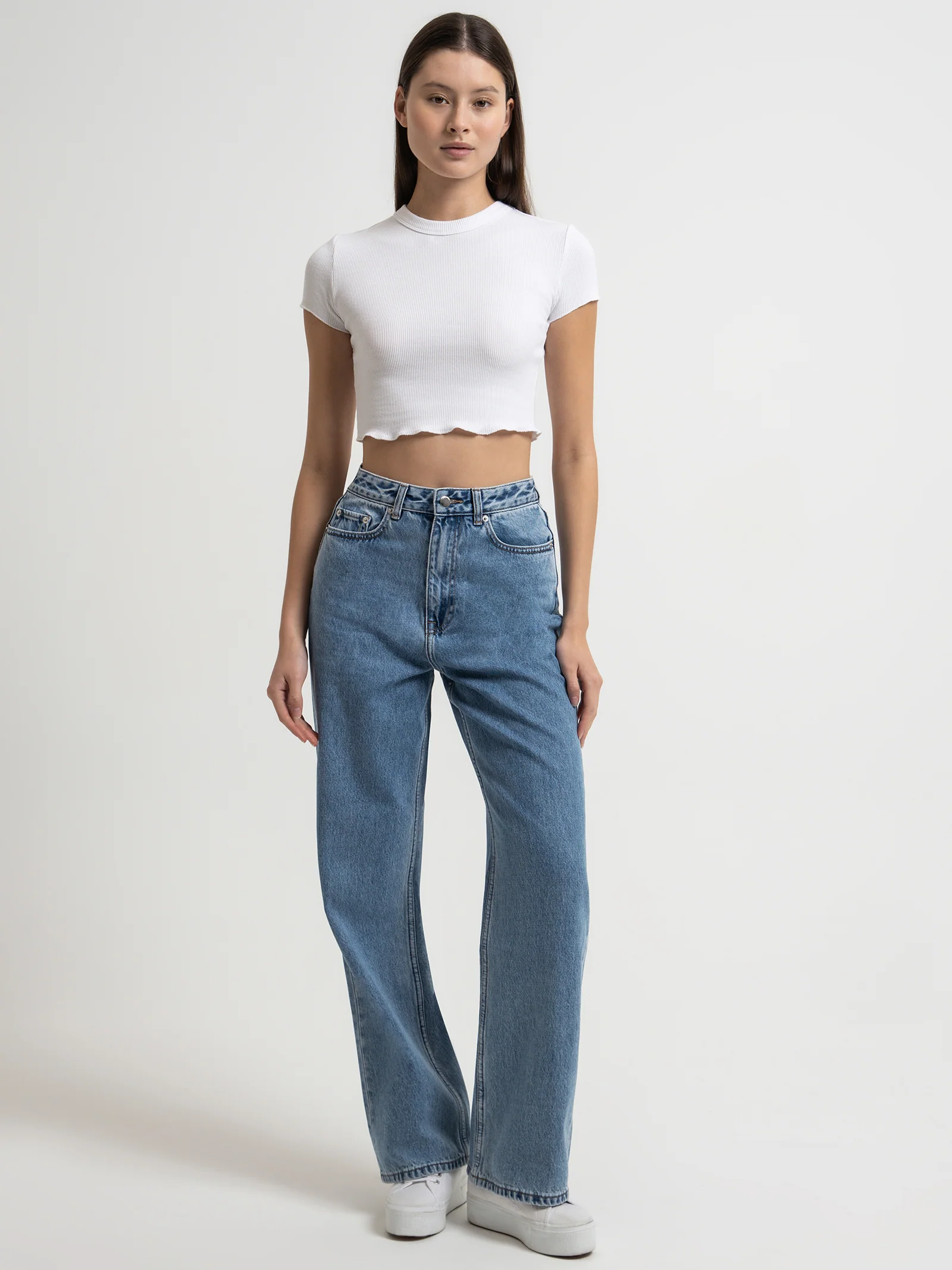 Organic Wide Leg Jeans - Image 2
