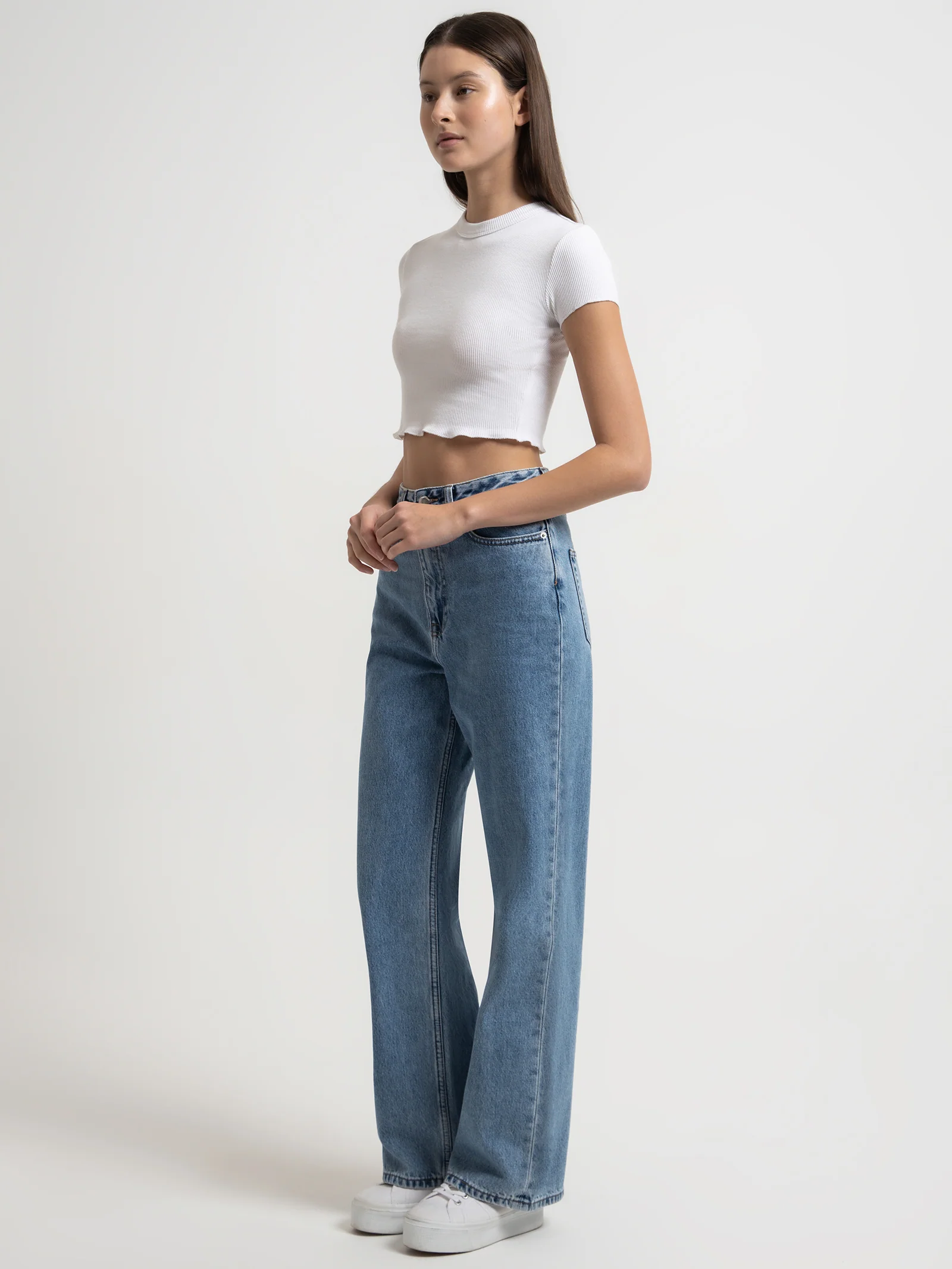 Organic Wide Leg Jeans - Image 5
