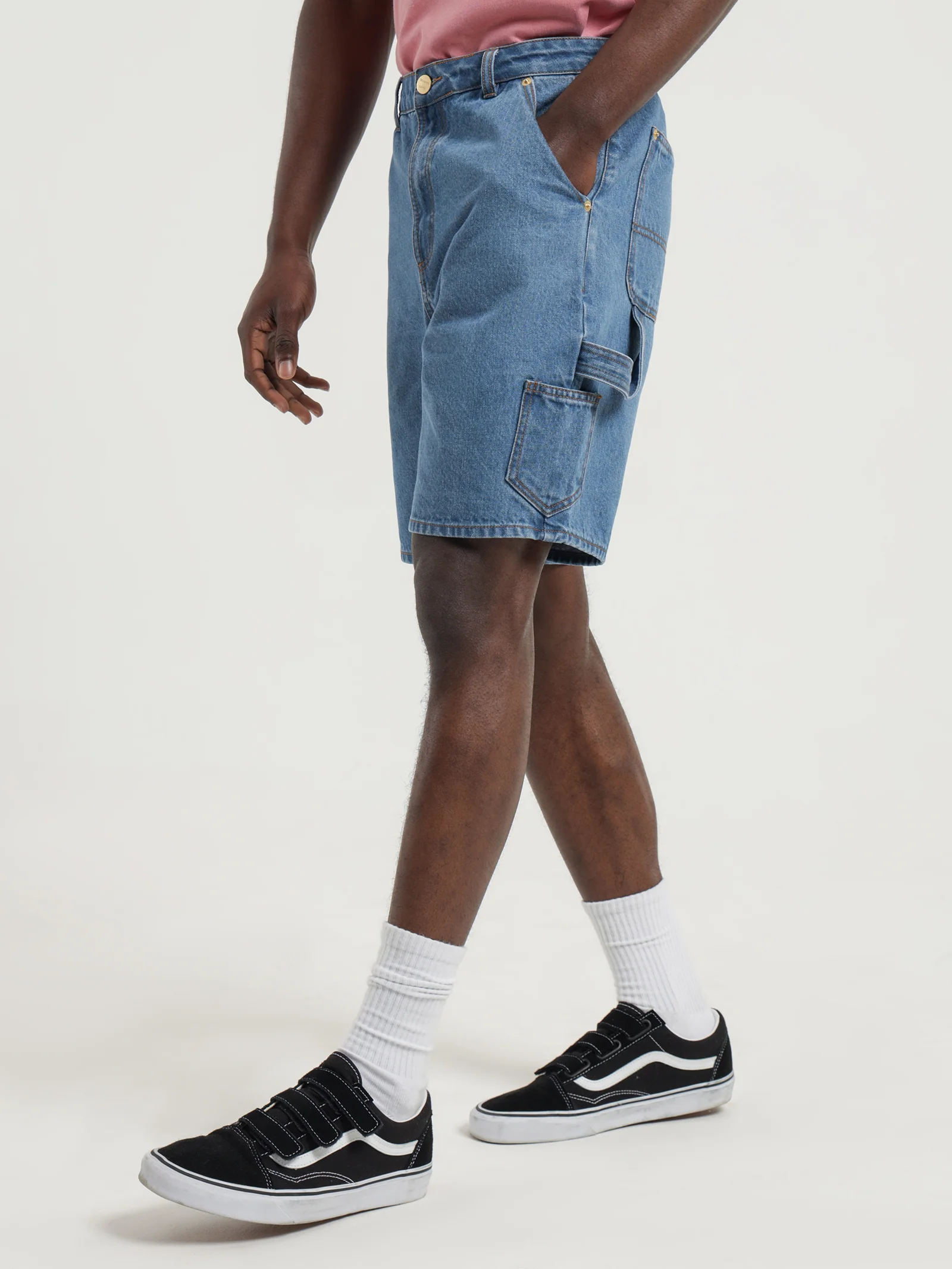 Outcast Carpenter Denim Shorts - Image 3