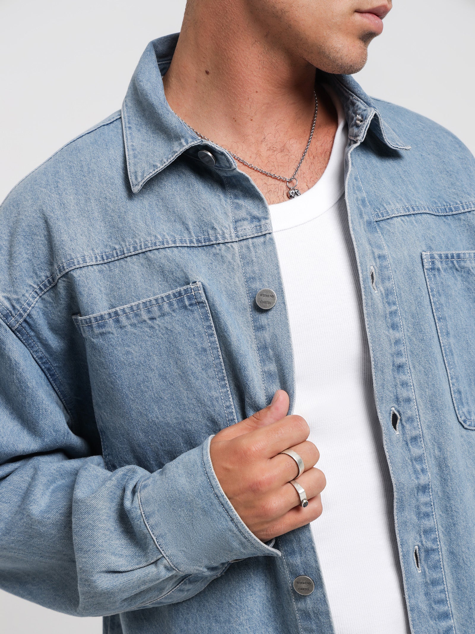 Outcast Denim Overshirt - Image 3