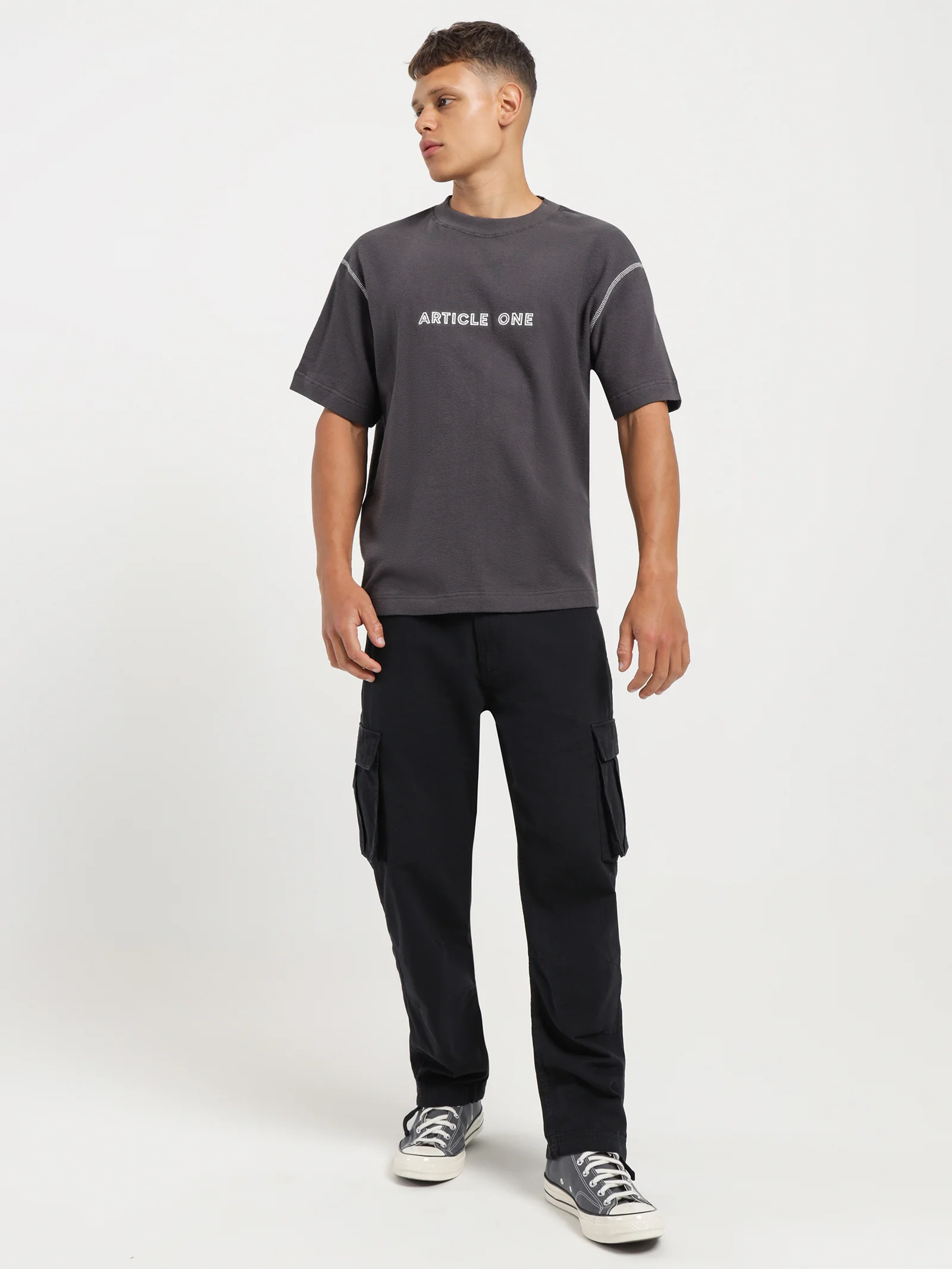 Outline Logo T-Shirt - Image 4