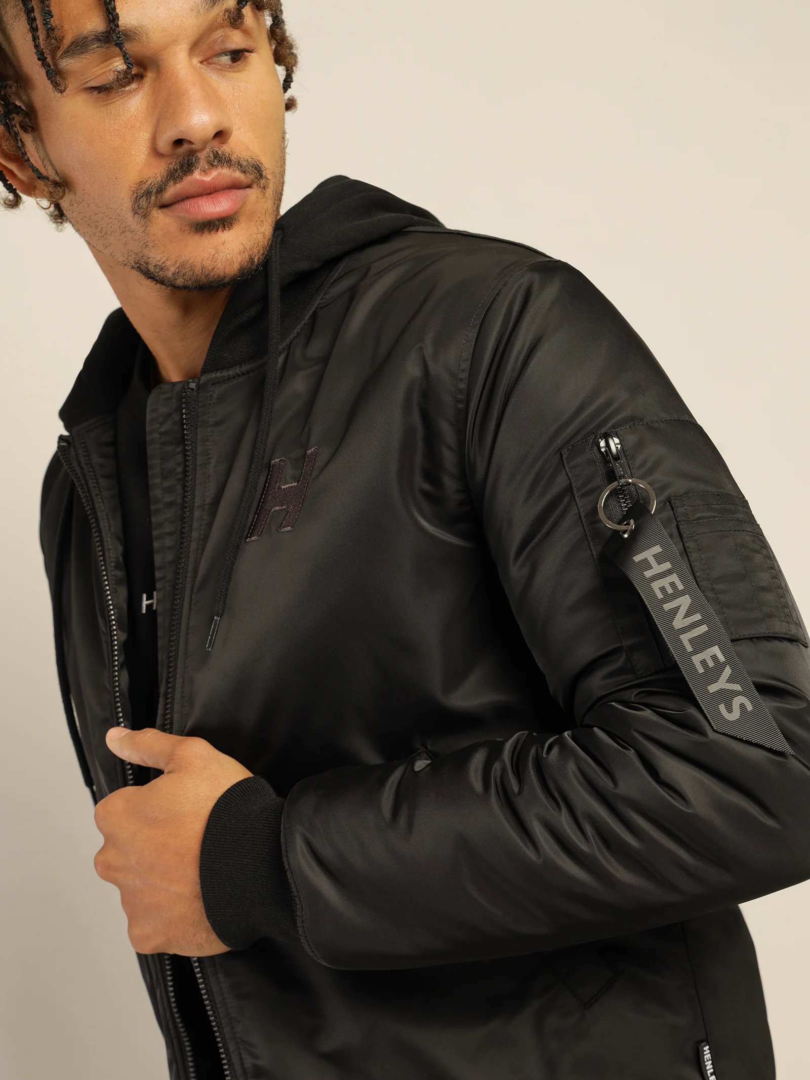 Overdrive Hooded Bomber Jacket - Image 3
