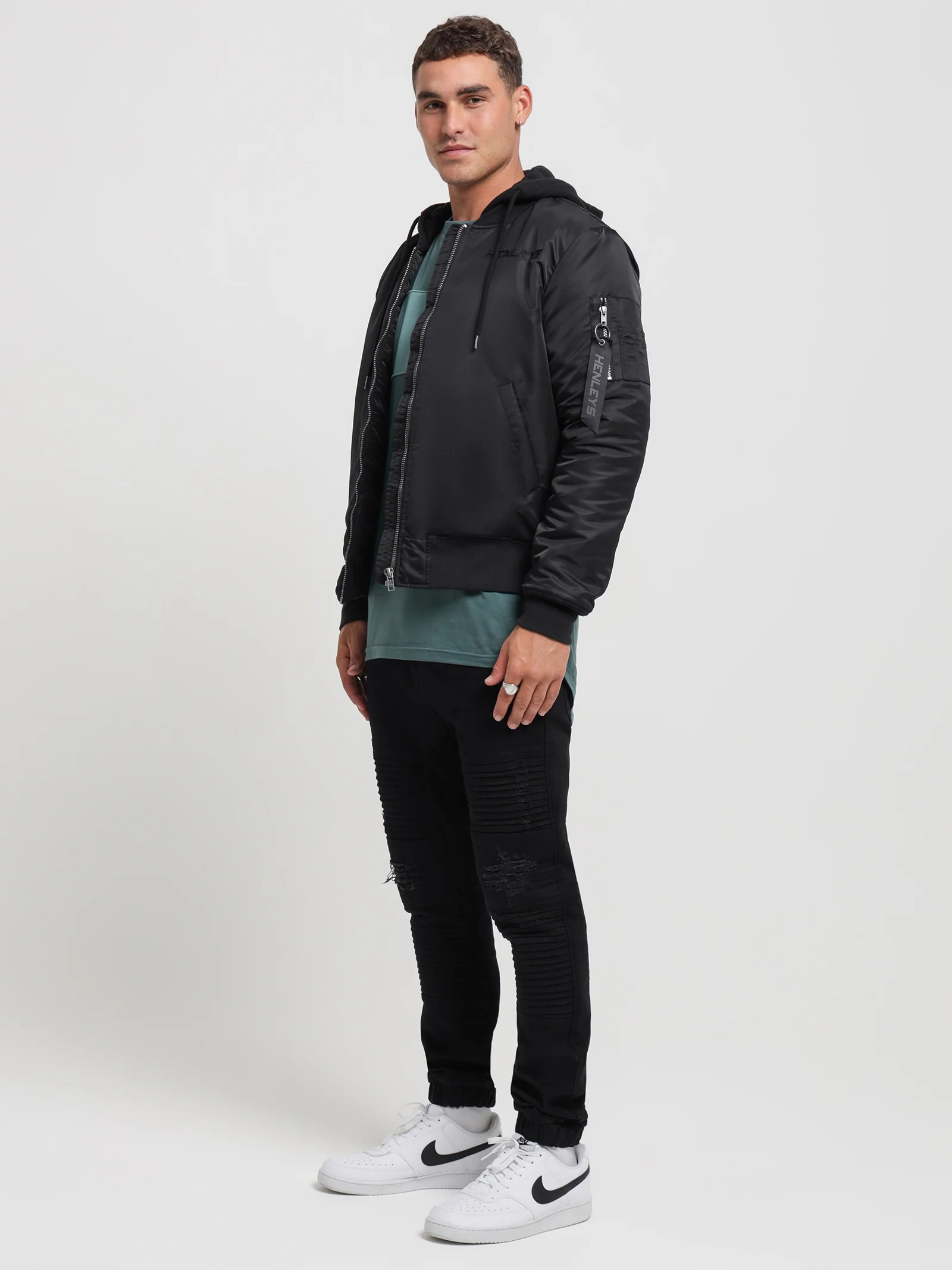 Overdrive Hooded Bomber Jacket - Image 6