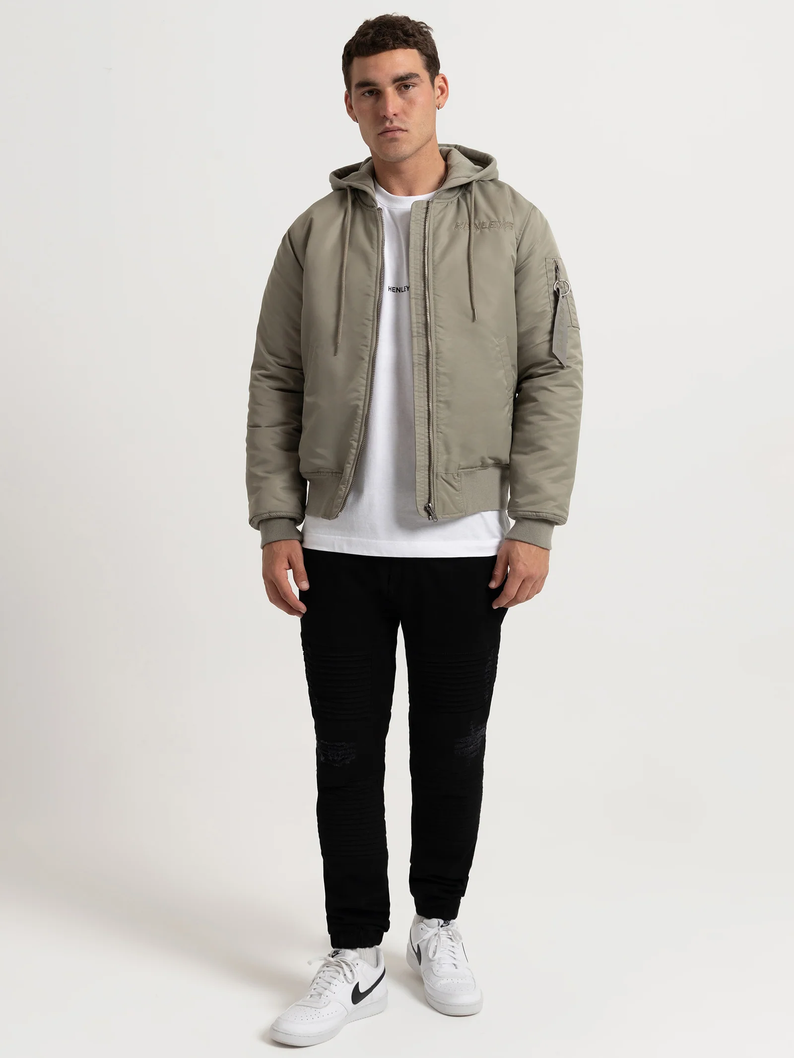 Overdrive Hooded Bomber Jacket - Image 2