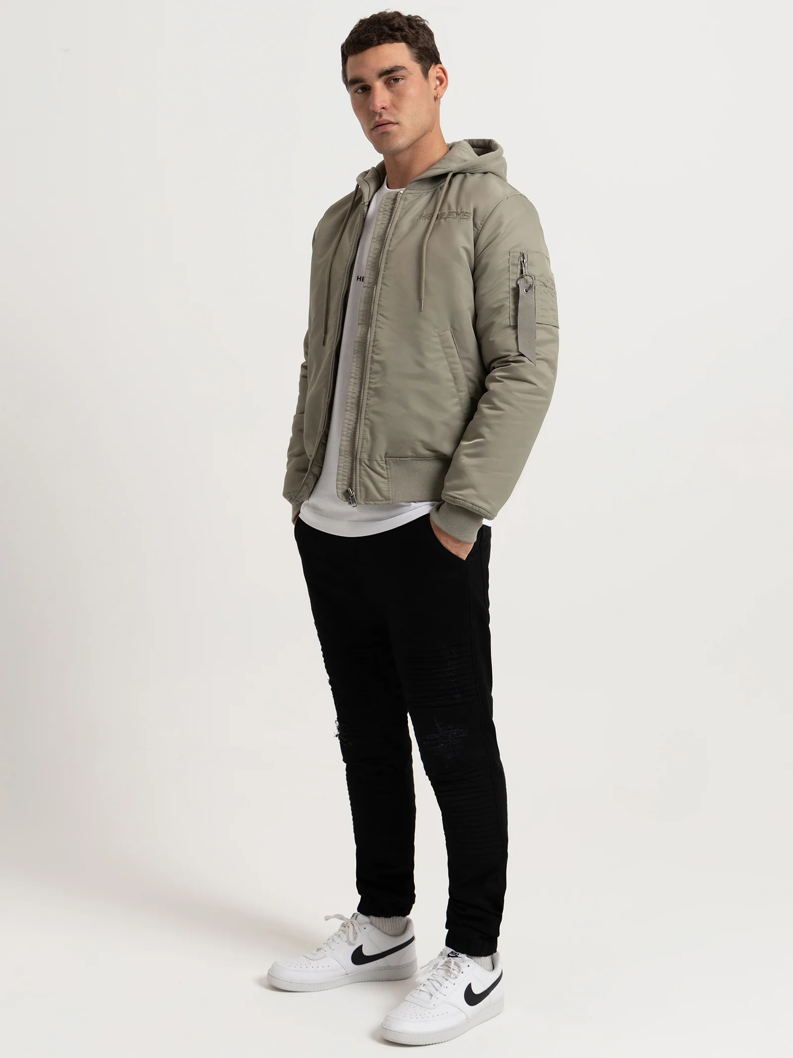 Overdrive Hooded Bomber Jacket - Image 4