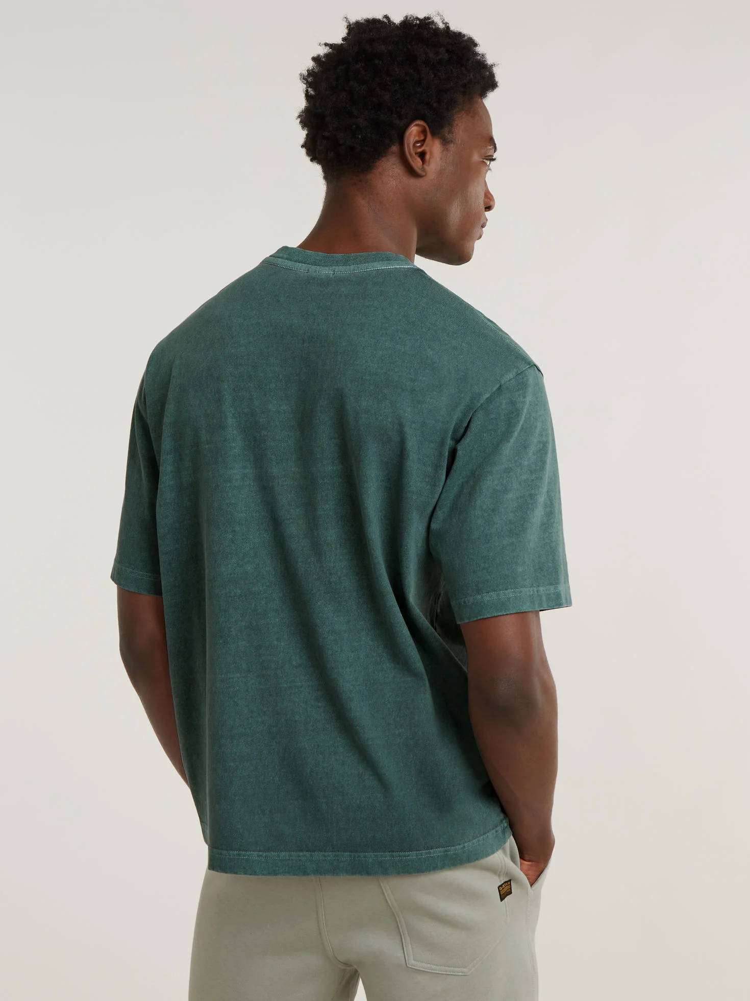 Overdyed Centre Boxy R T-Shirt - Image 4