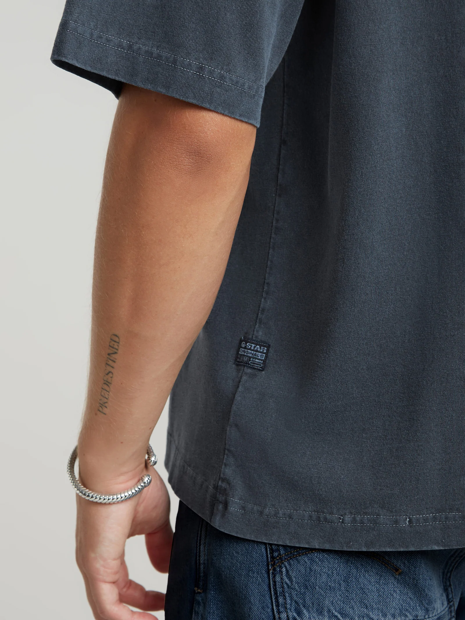 Overdyed Centre Boxy T-Shirt - Image 4