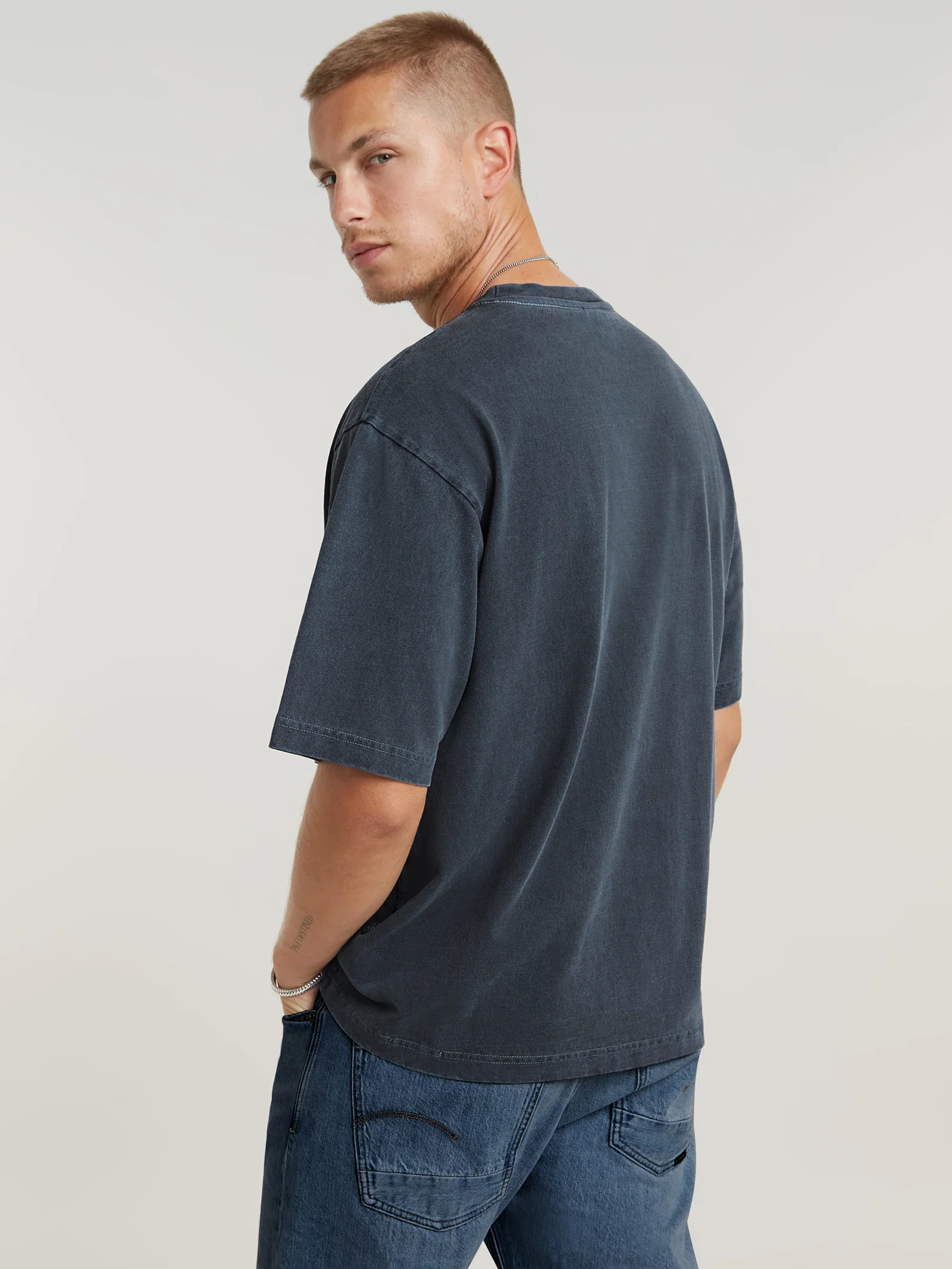 Overdyed Centre Boxy T-Shirt - Image 5