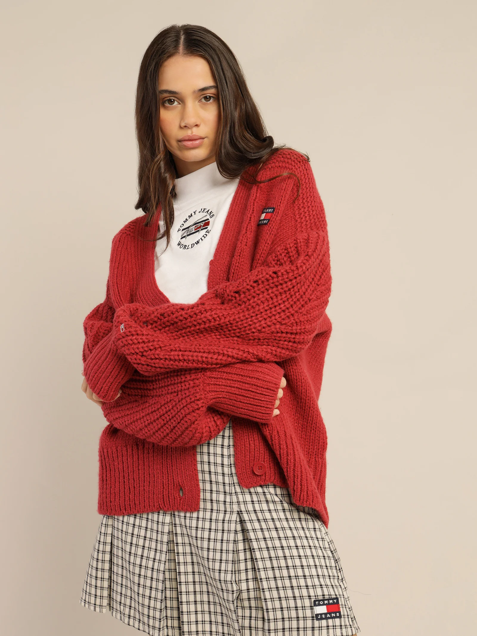 Oversized Badge Cardigan - Image 3