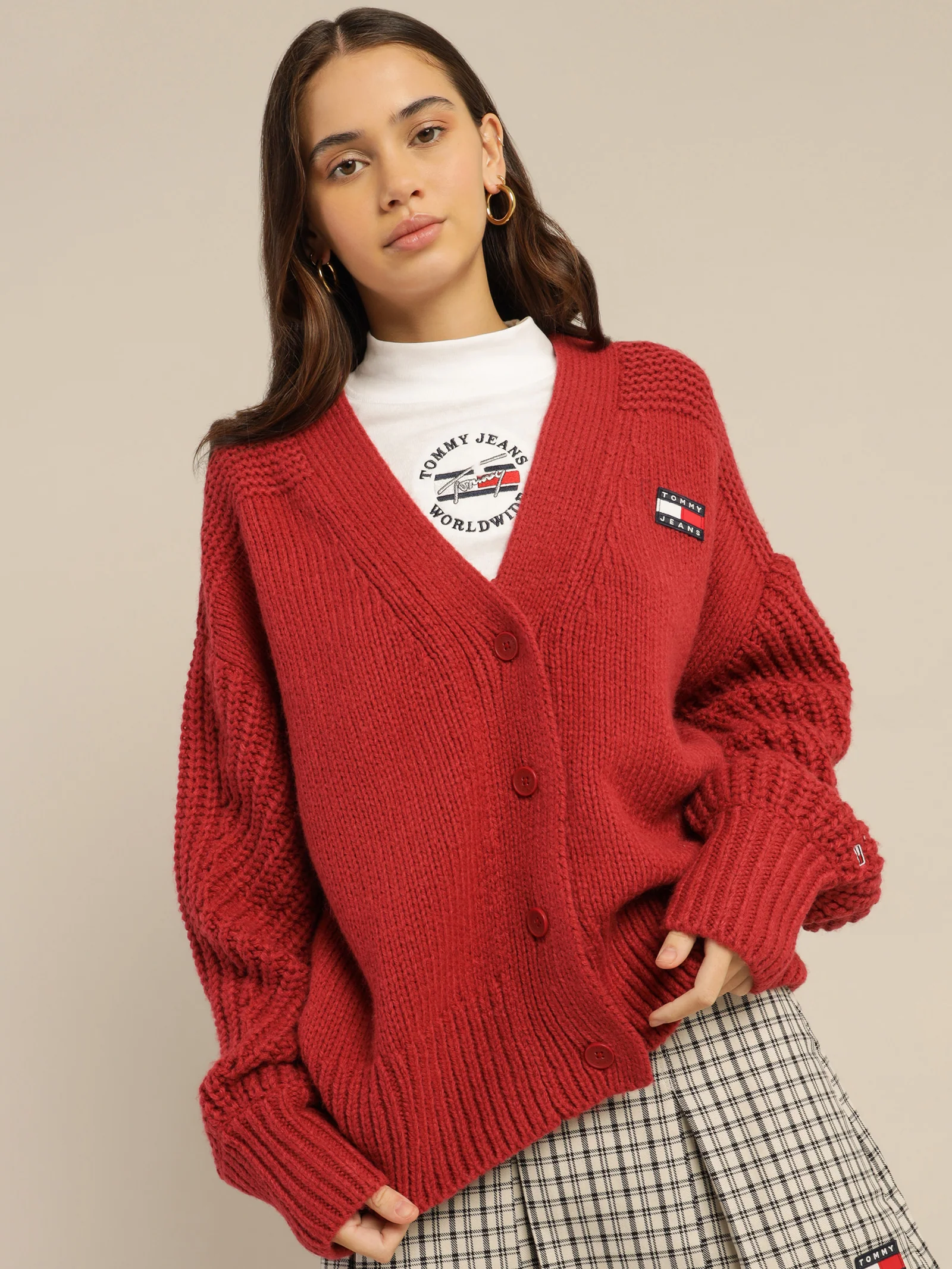 Oversized Badge Cardigan - Image 5