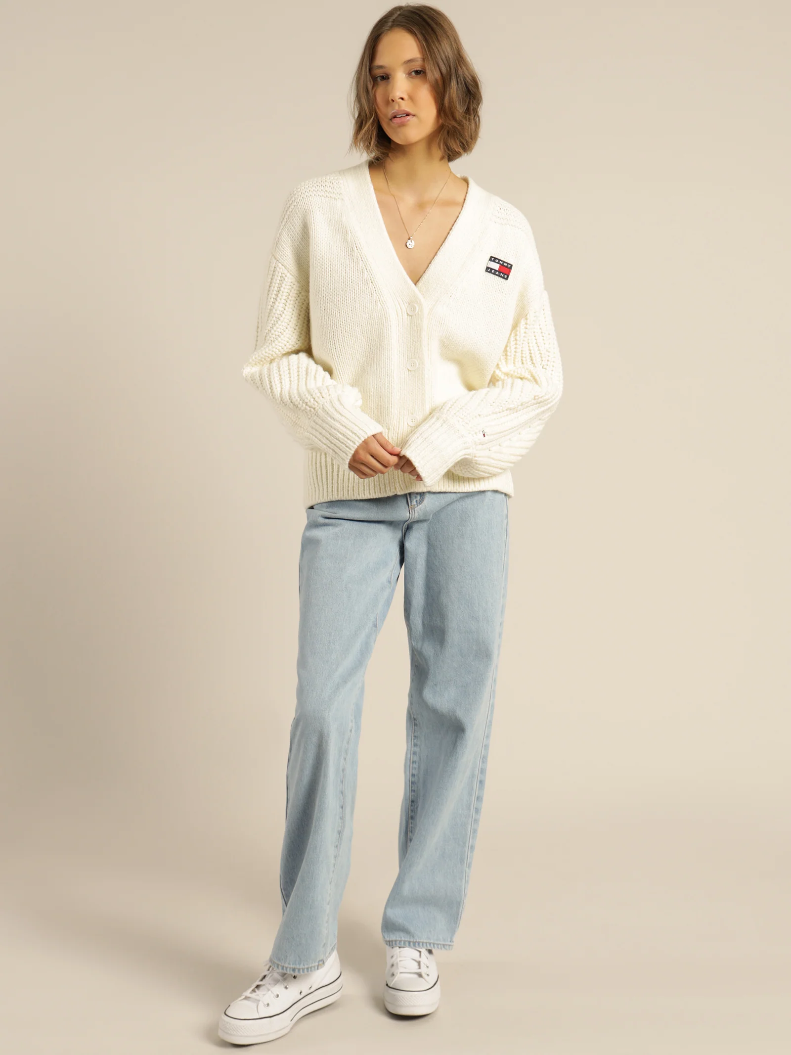 Oversized Badge Cardigan - Image 4