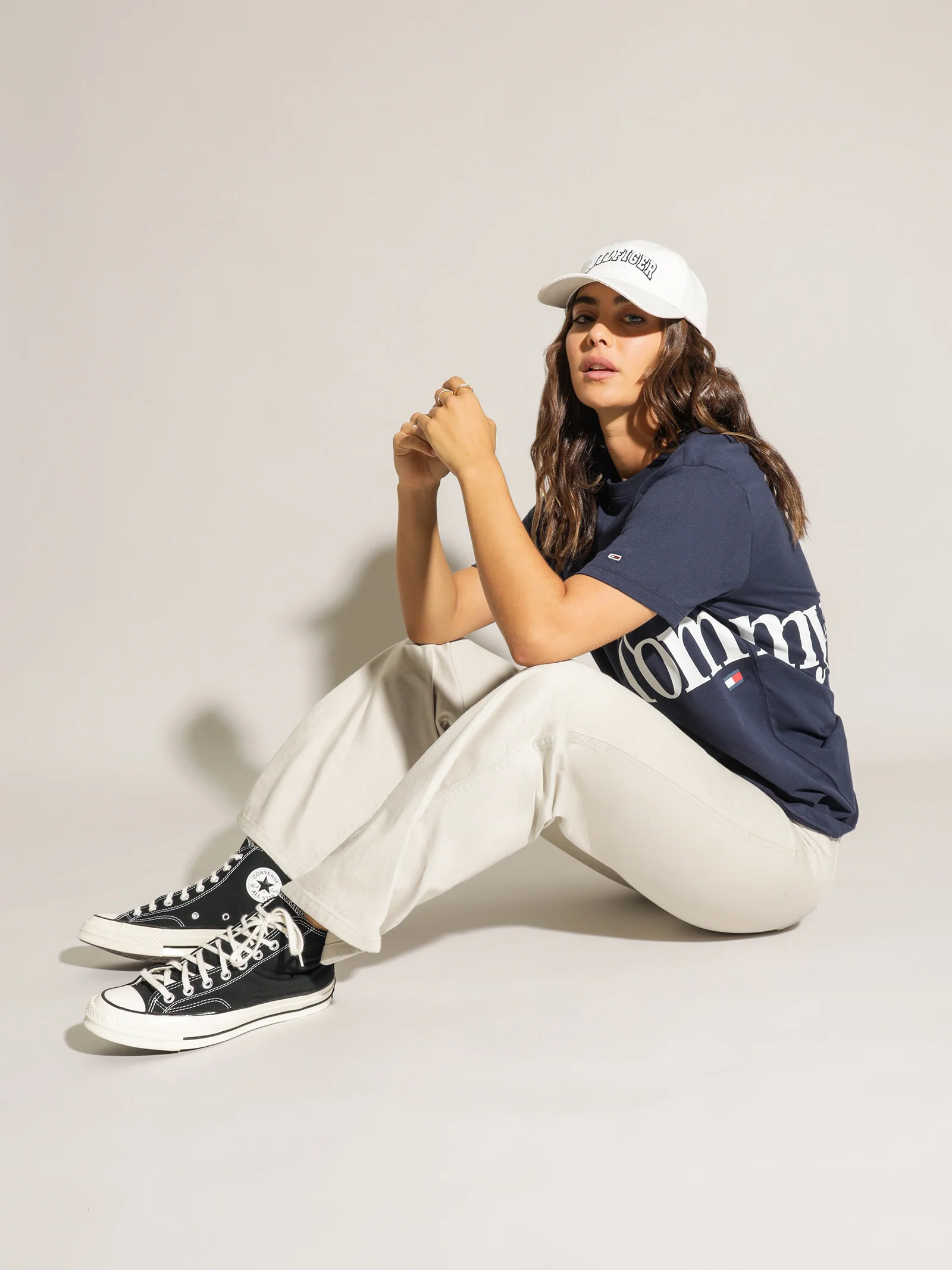 Oversized Bold Tommy Short Sleeve T-Shirt - Image 2