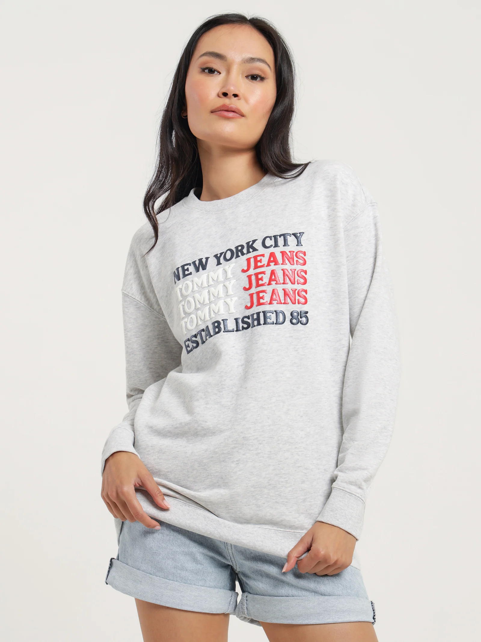 Oversized Crew Sweatshirt - Image 2