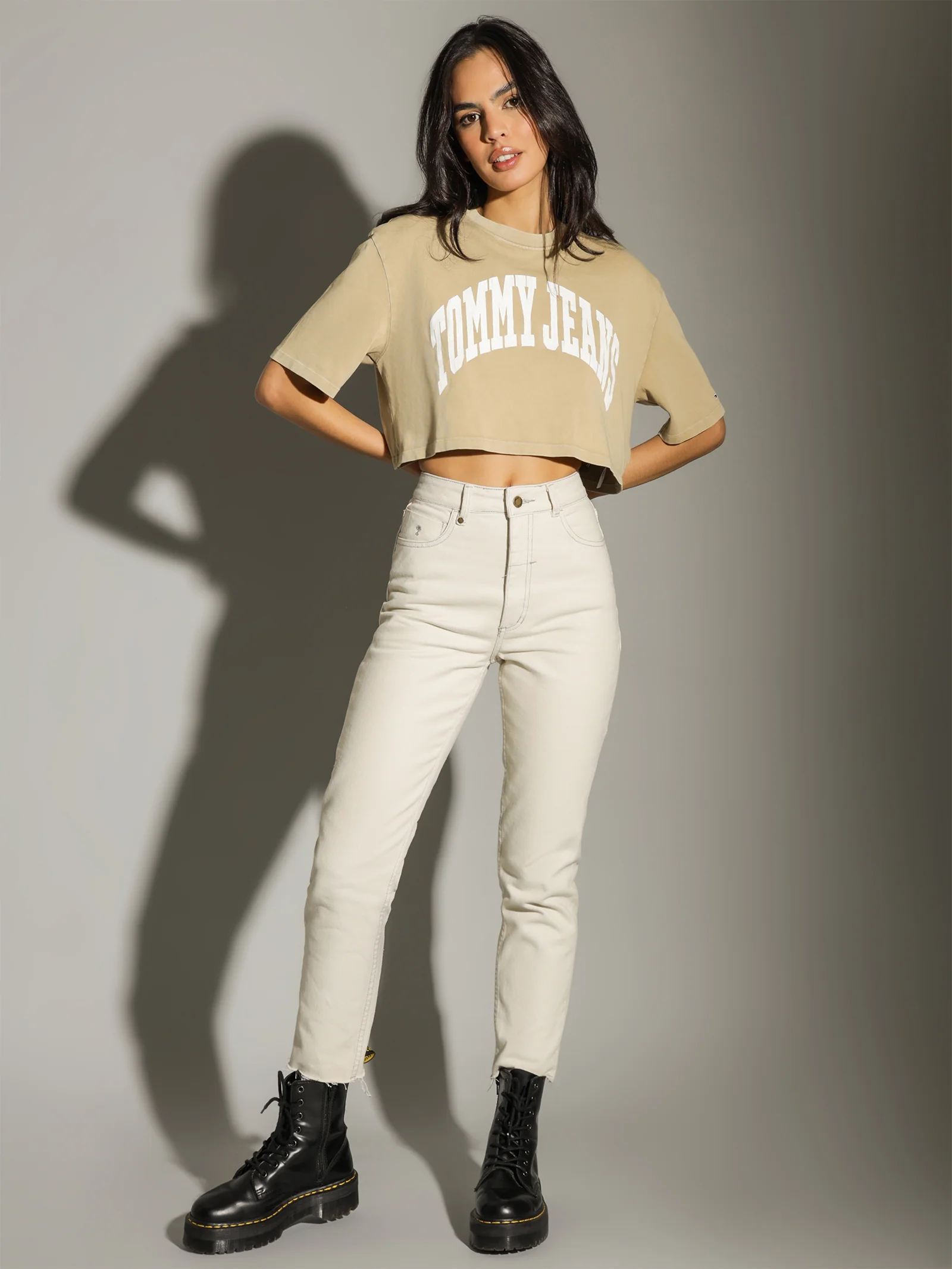 Oversized Crop College Short Sleeve T-Shirt - Image 5
