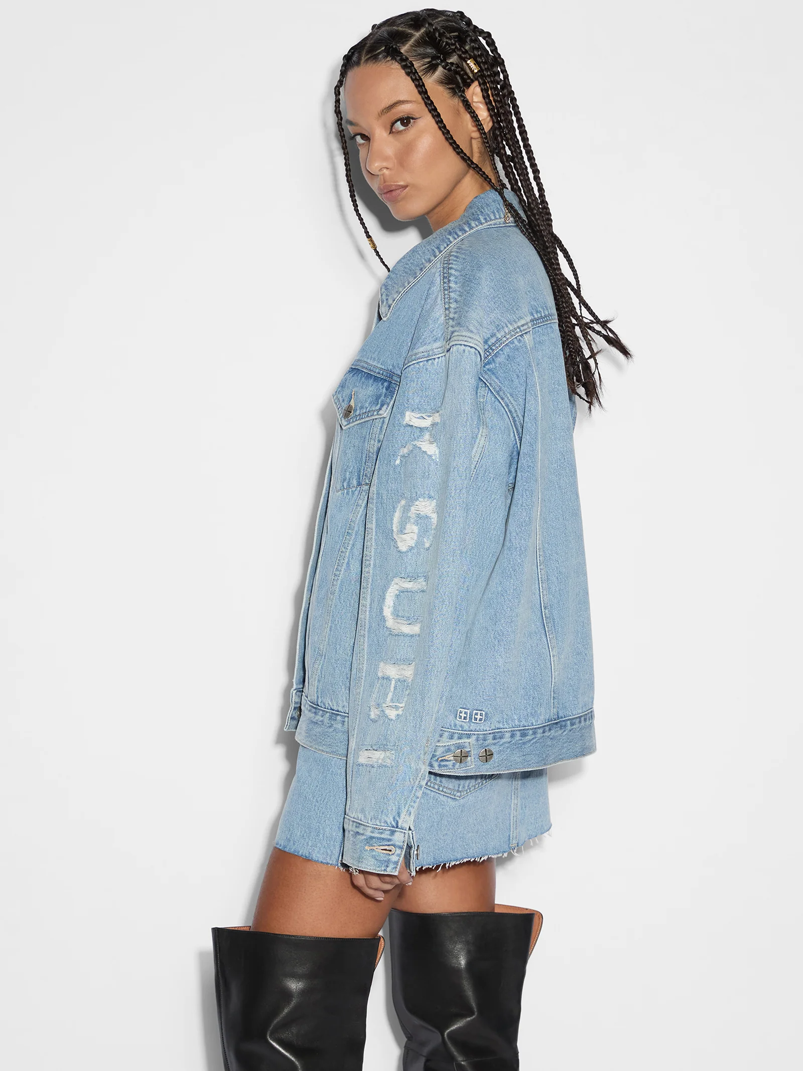 Oversized Jacket Torn Up - Image 5