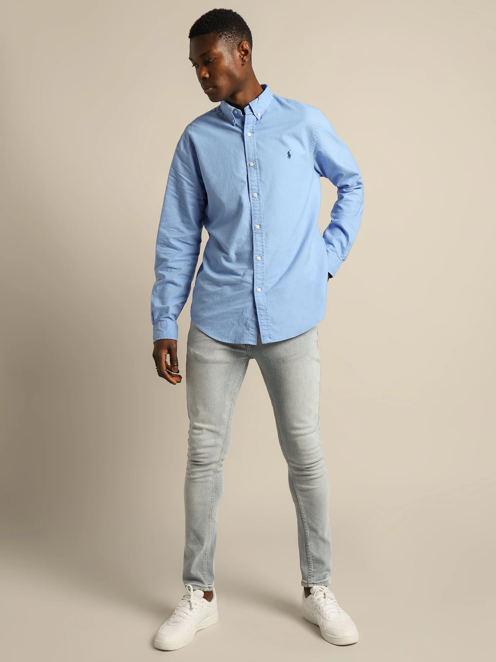 Oxford Long Sleeve Sport Shirt - Image 6