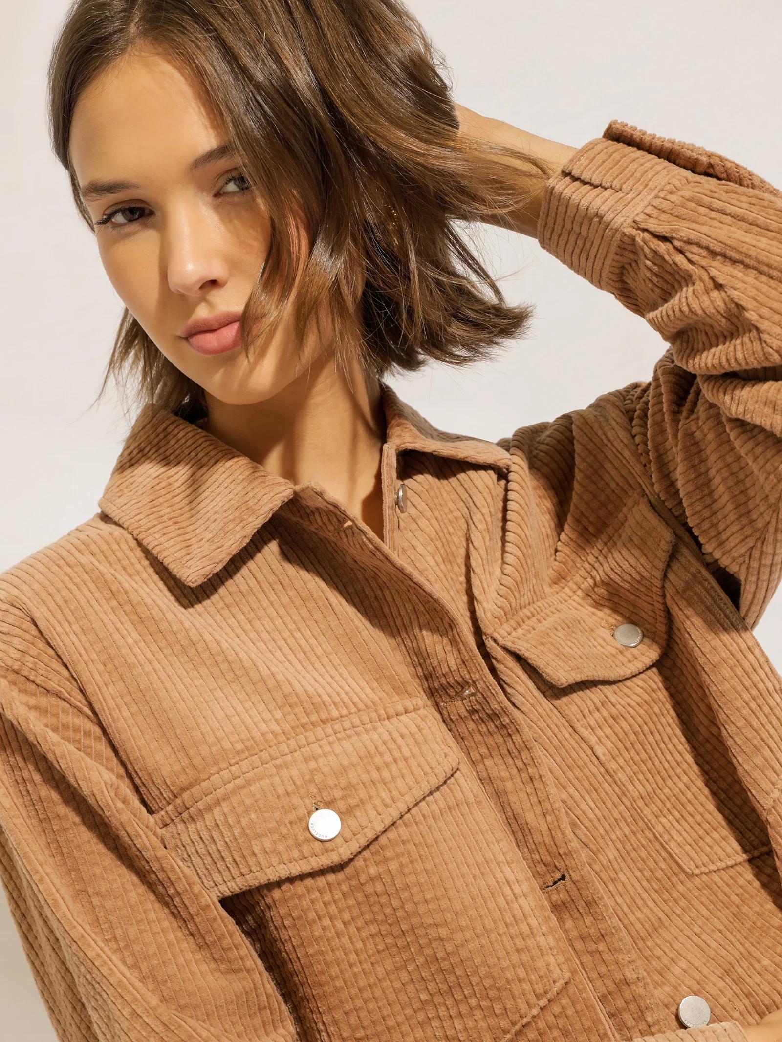 Paige Corduroy Shacket - Image 2