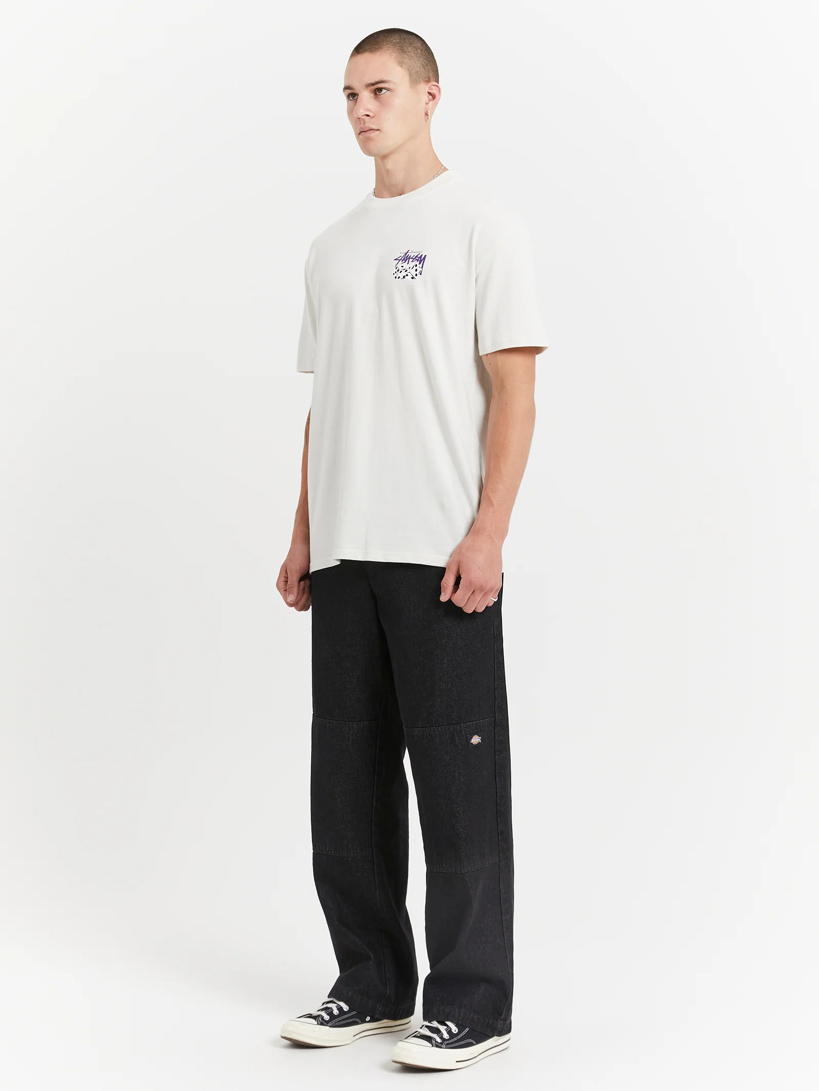 Pair Of Dice Solid Heavyweight T-Shirt - Image 4