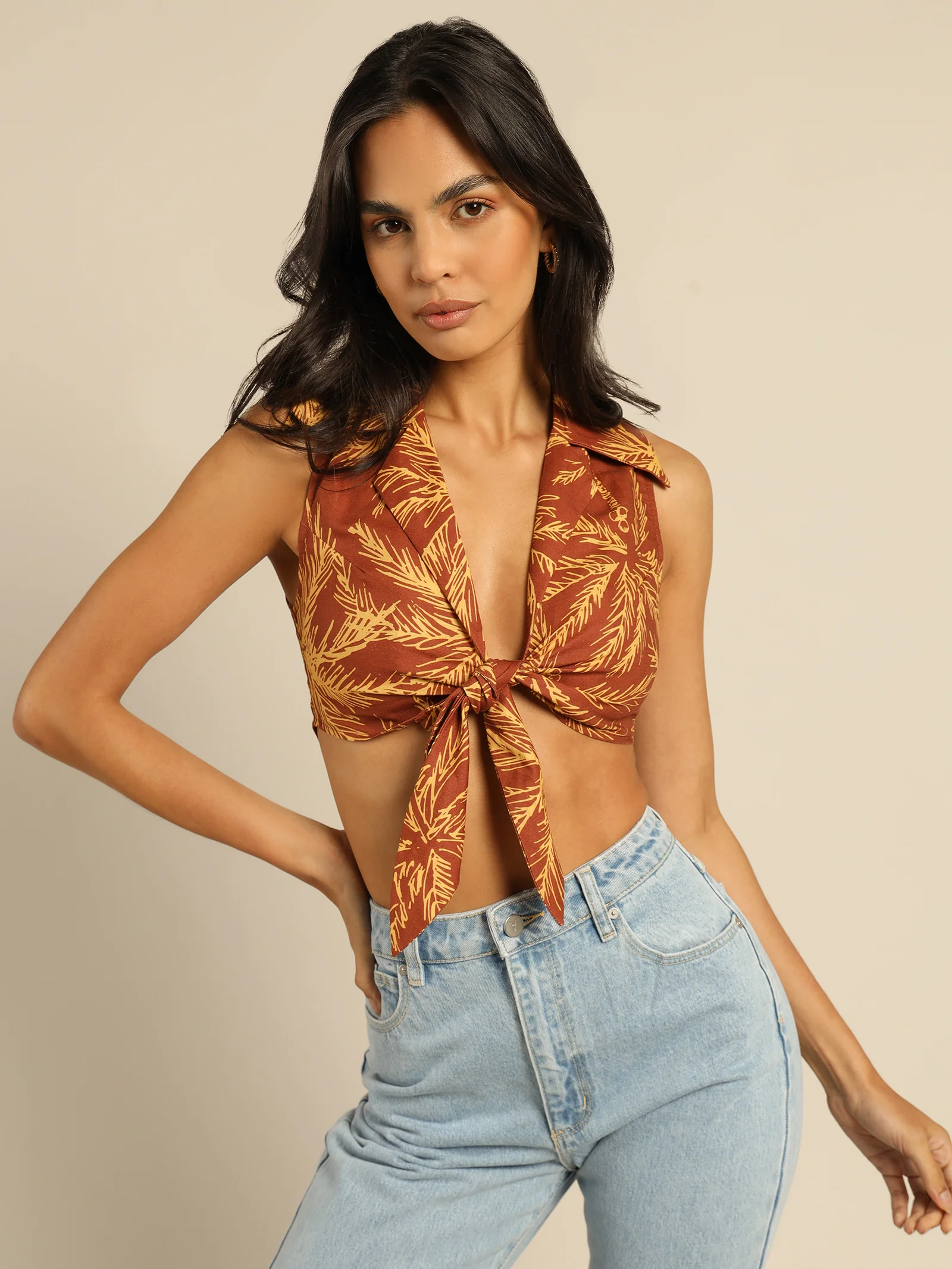 Palma Tie-Front Shirt - Image 5