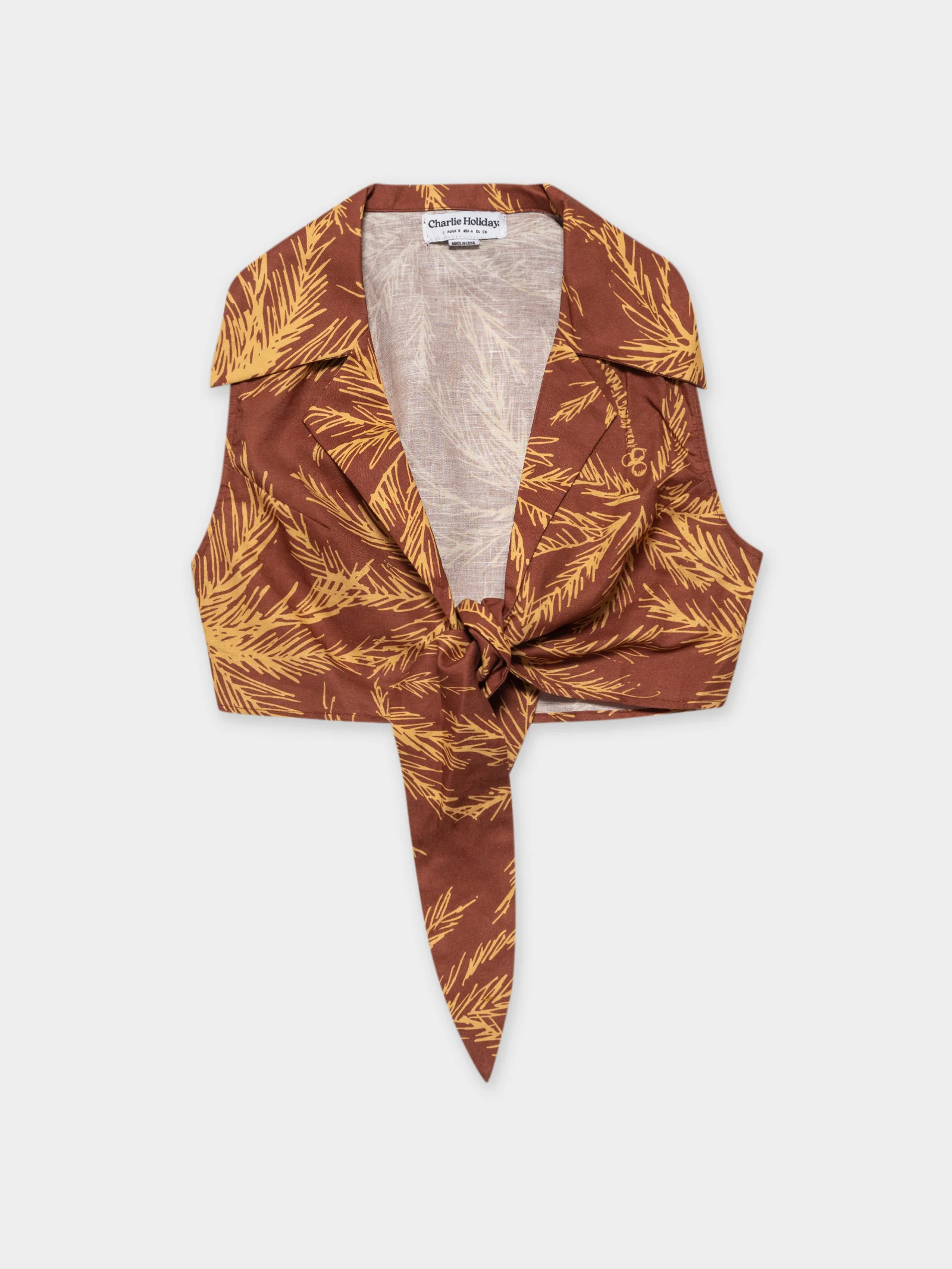 Palma Tie-Front Shirt - Image 7