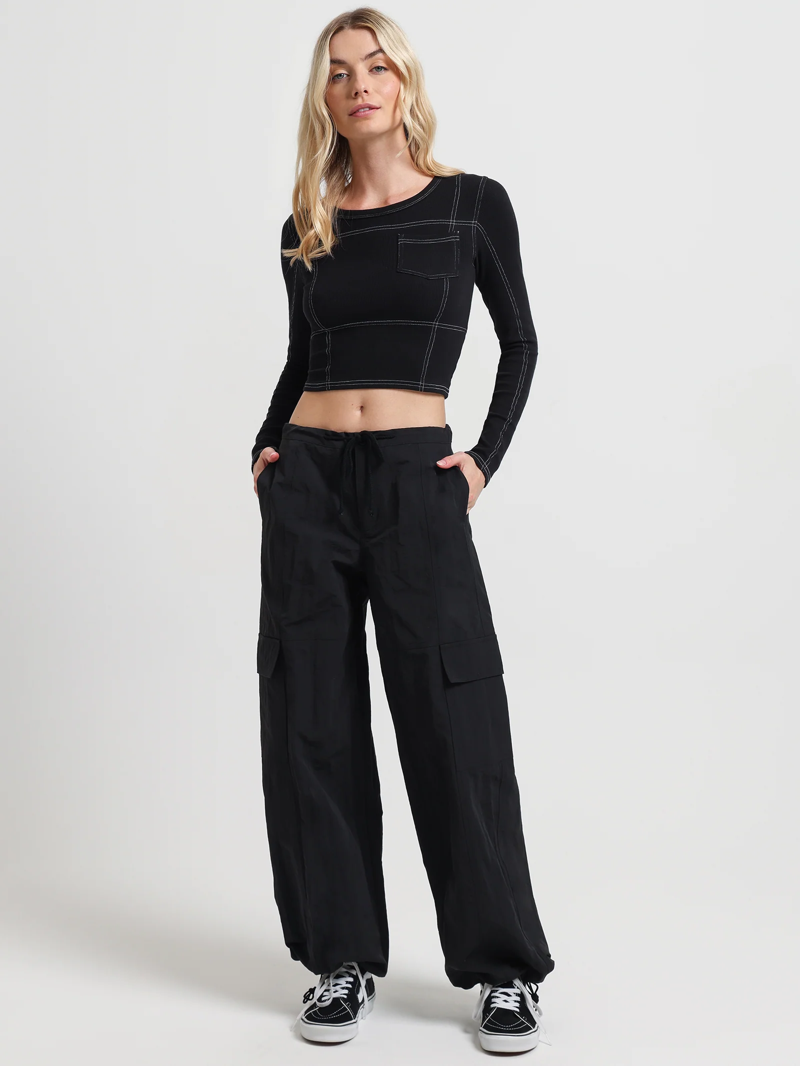 Parachute Cargo Pants - Image 2