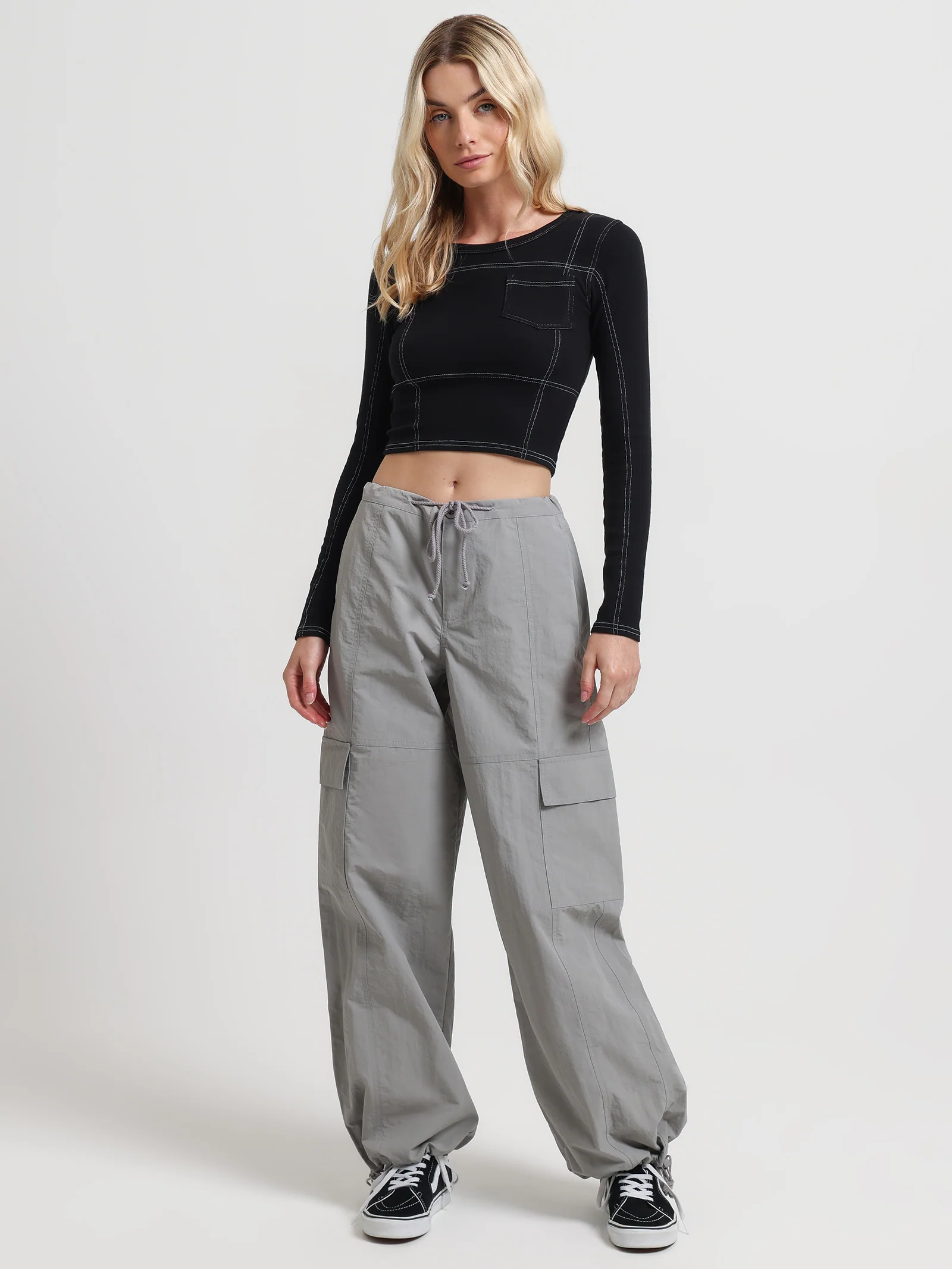 Parachute Cargo Pants - Image 2