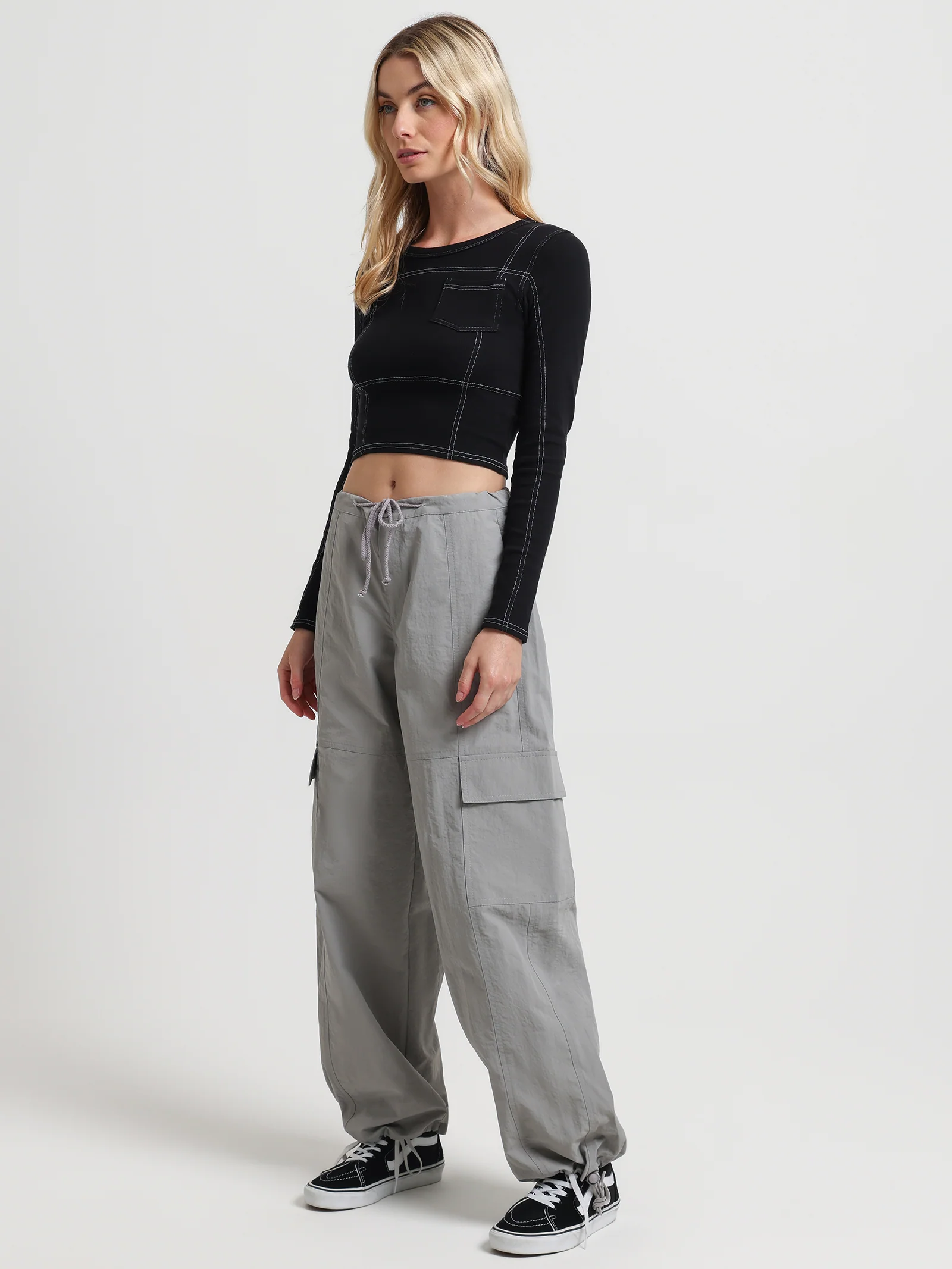 Parachute Cargo Pants - Image 3