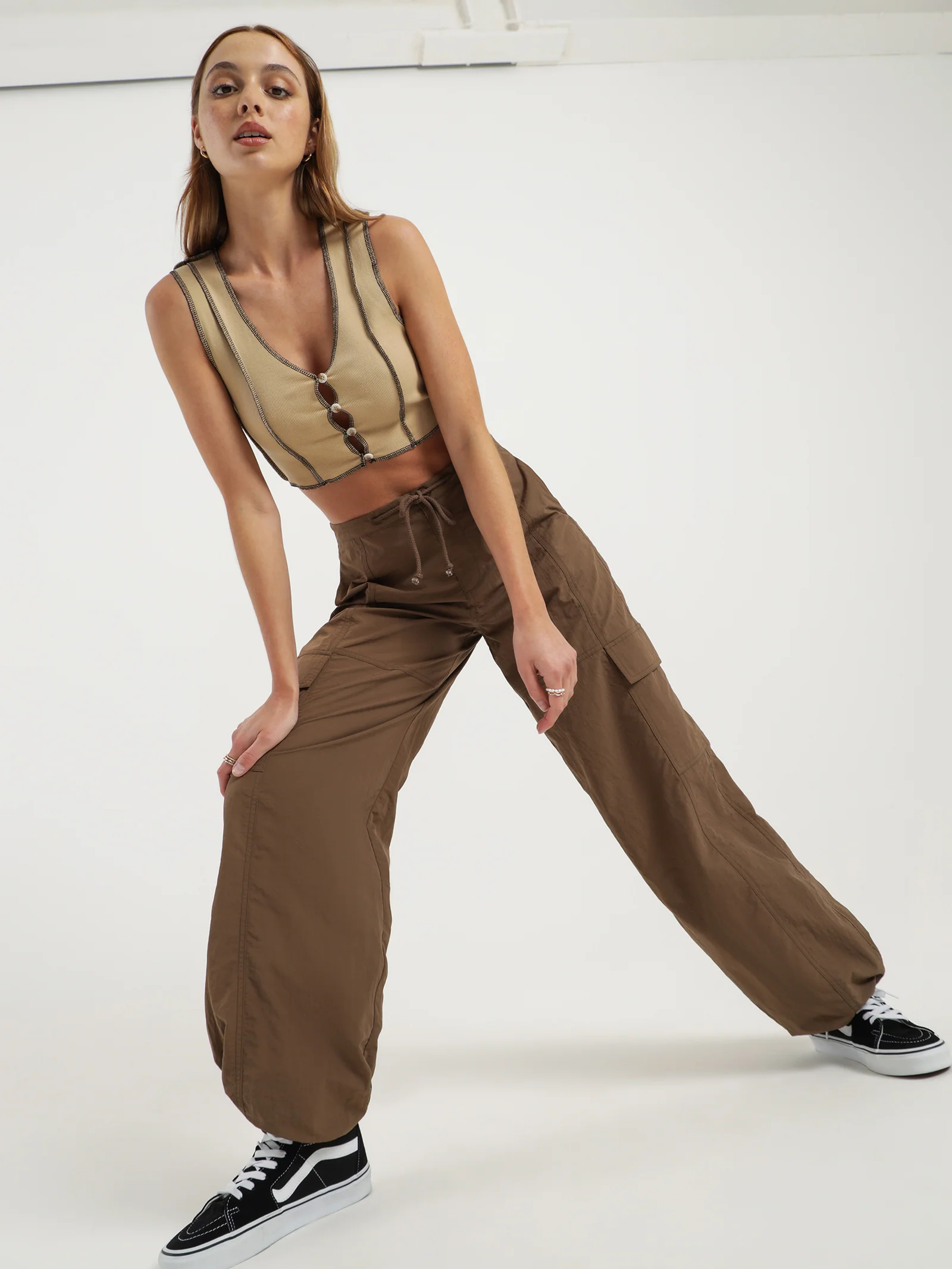 Parachute Cargo Pants - Image 2