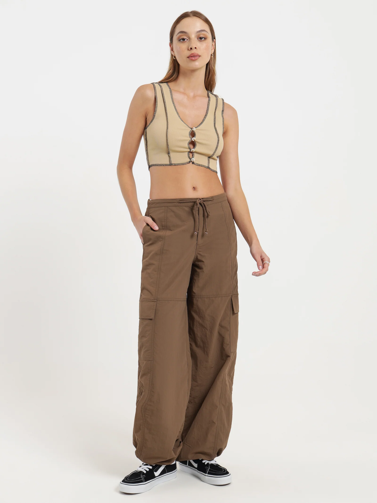 Parachute Cargo Pants - Image 4
