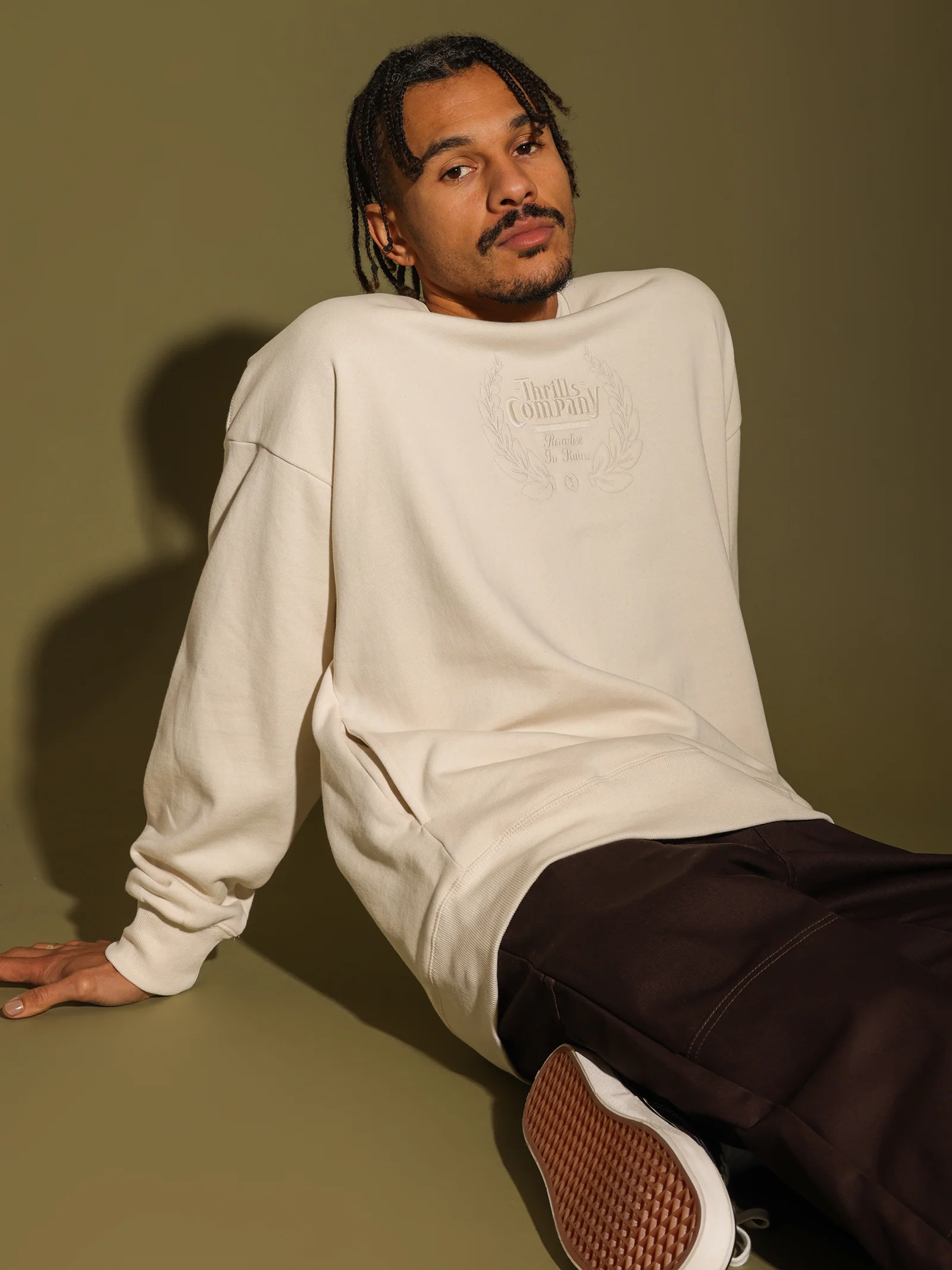 Paradise Crest Slouch Crew Neck Fleece - Image 2