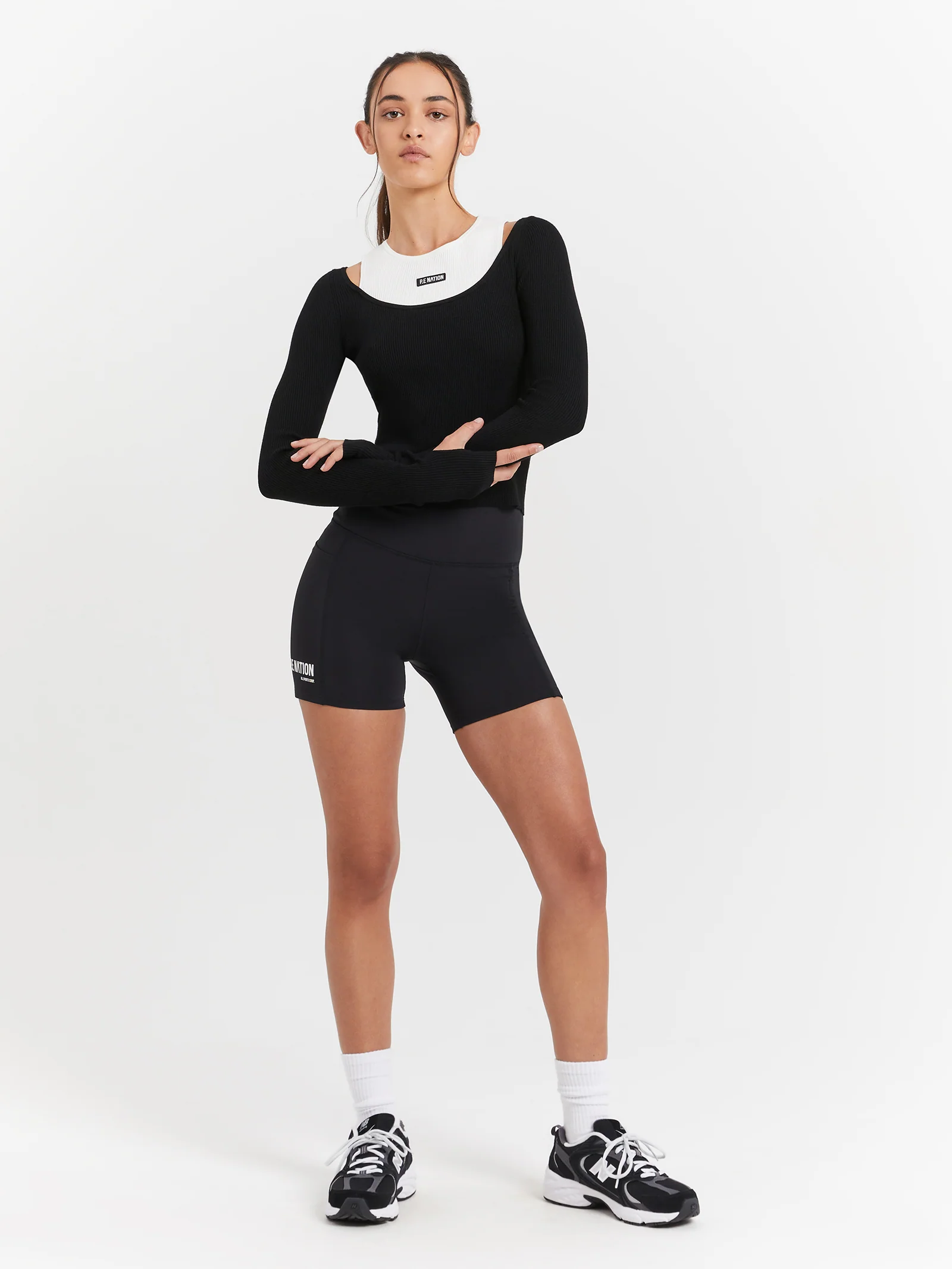 Parallel Knit Long Sleeve Top - Image 2