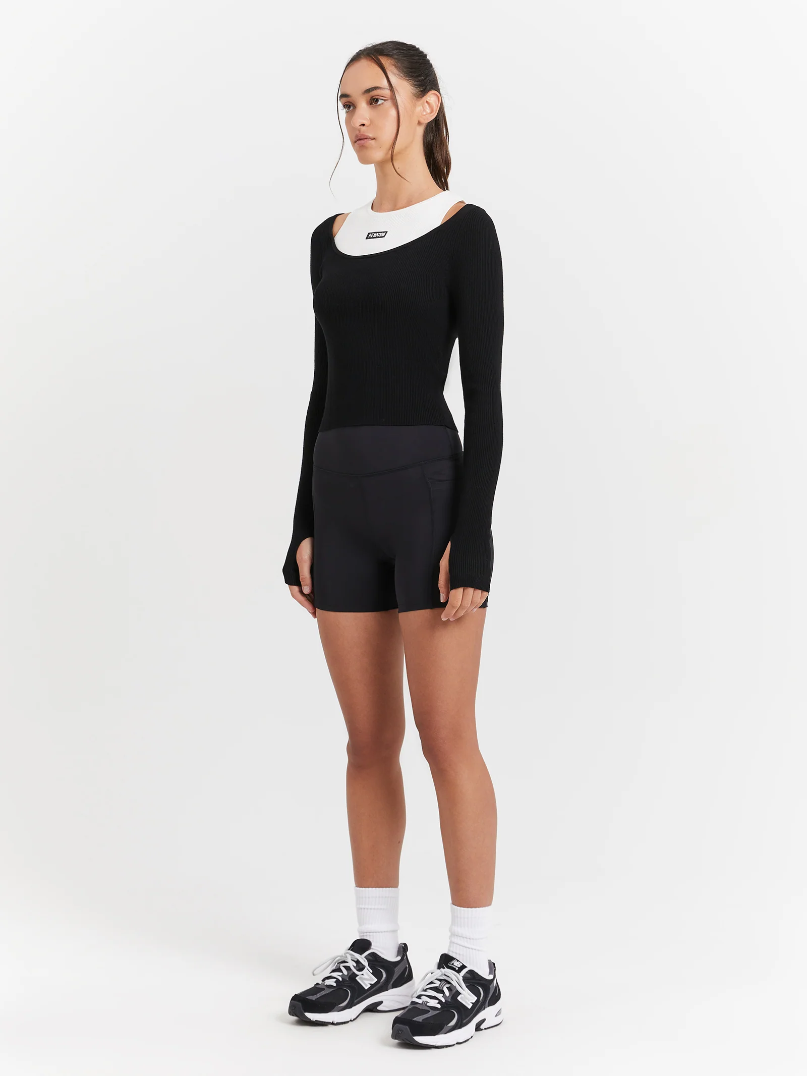 Parallel Knit Long Sleeve Top - Image 4