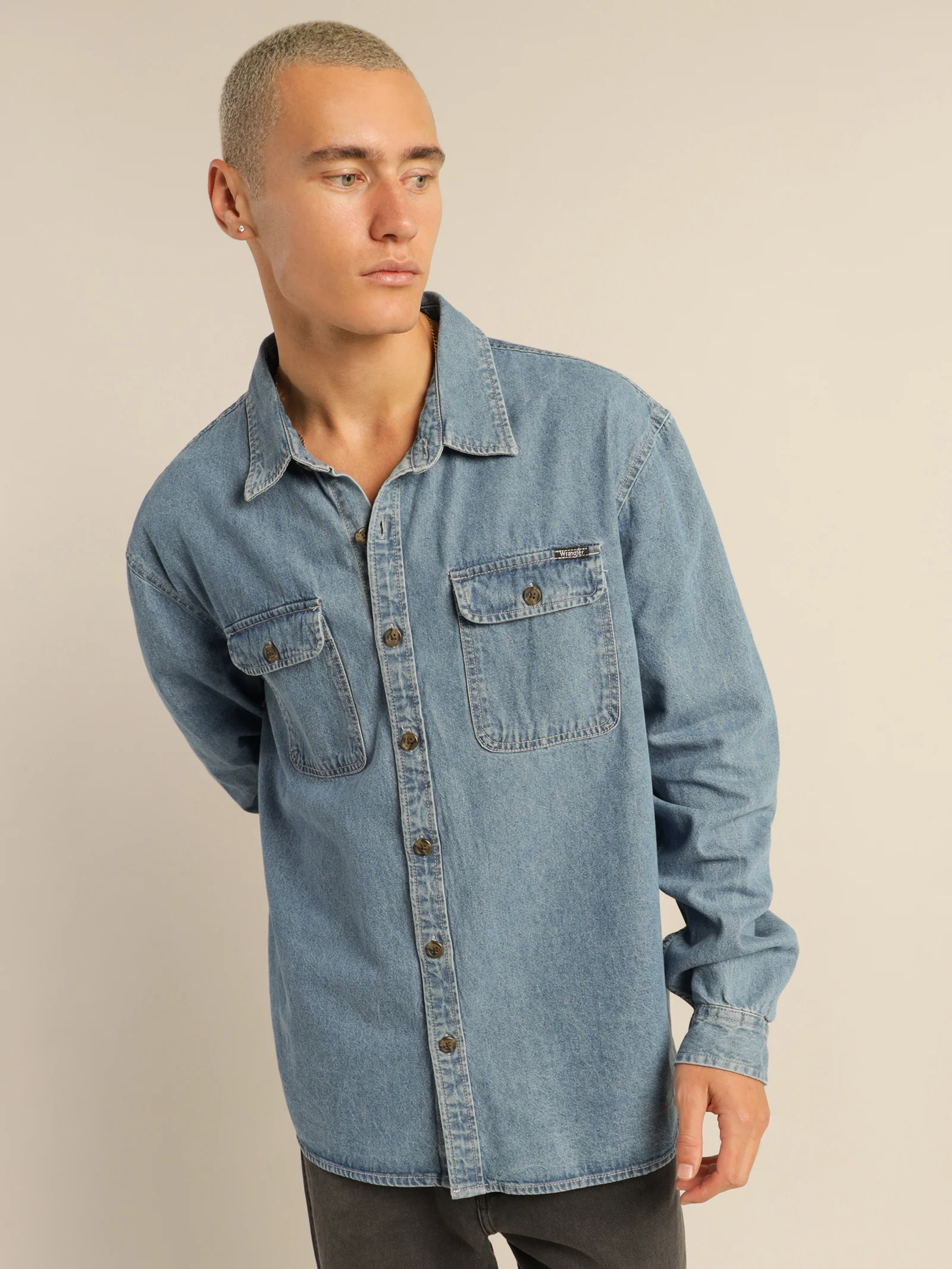 Parallels Denim Shirt - Image 2