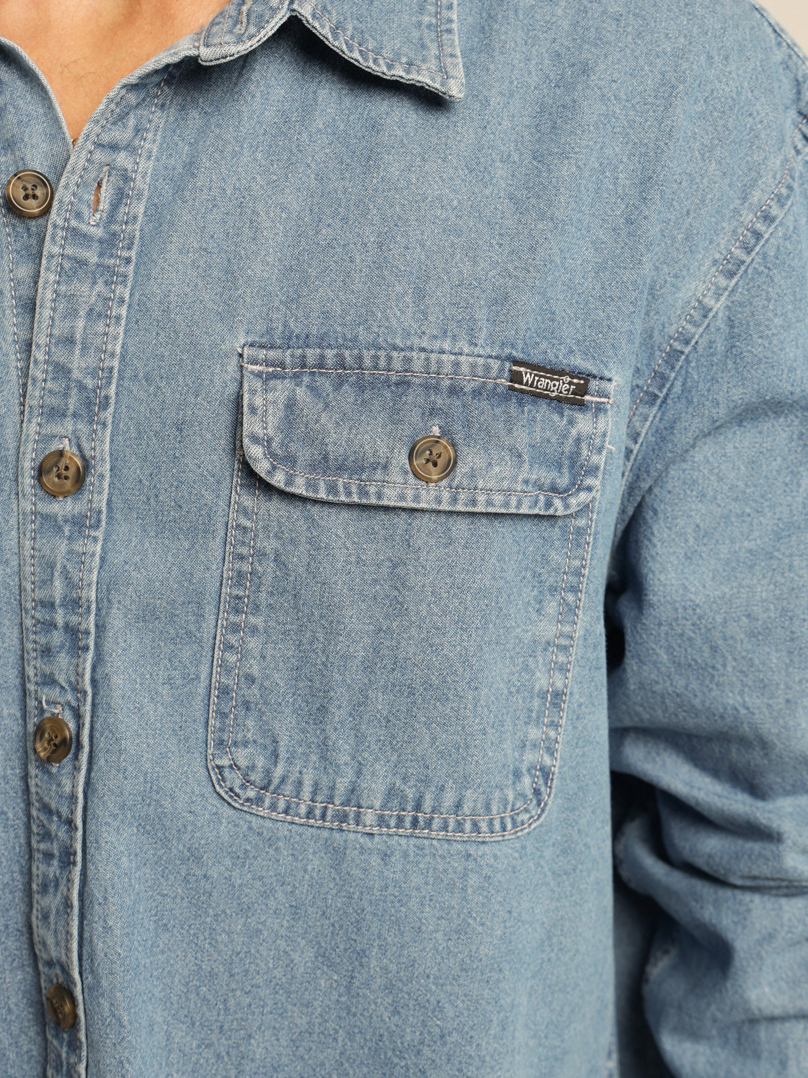Parallels Denim Shirt - Image 5