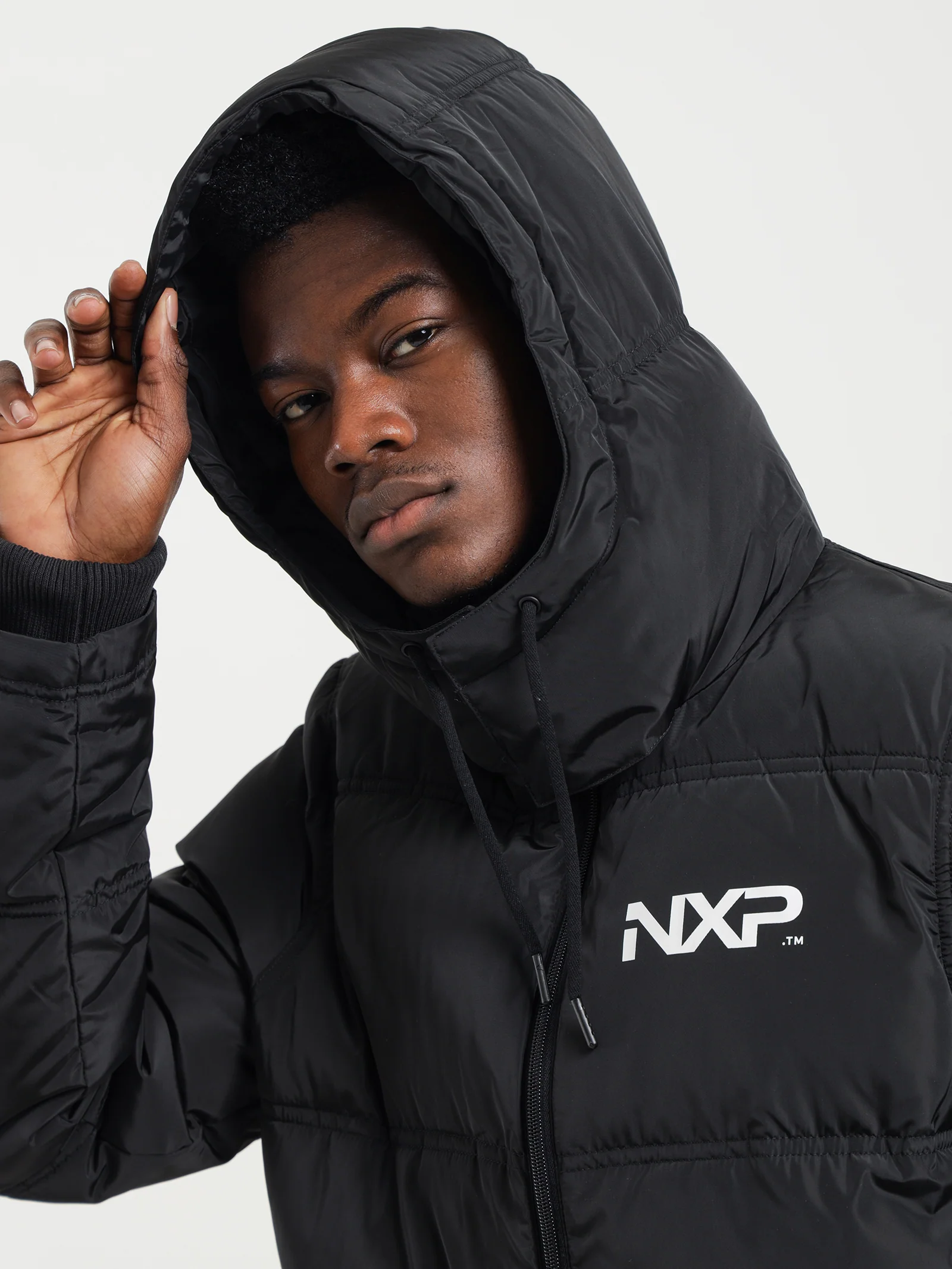 Paramount Long Line Puffer Jacket - Image 5