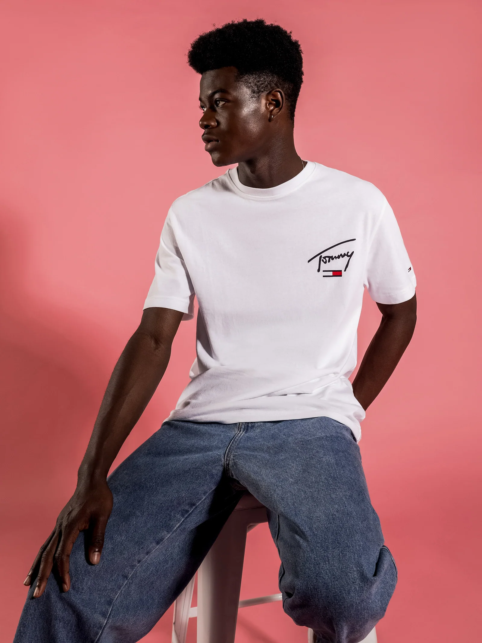 Pastel Collegiate Logo T-Shirt - Image 3