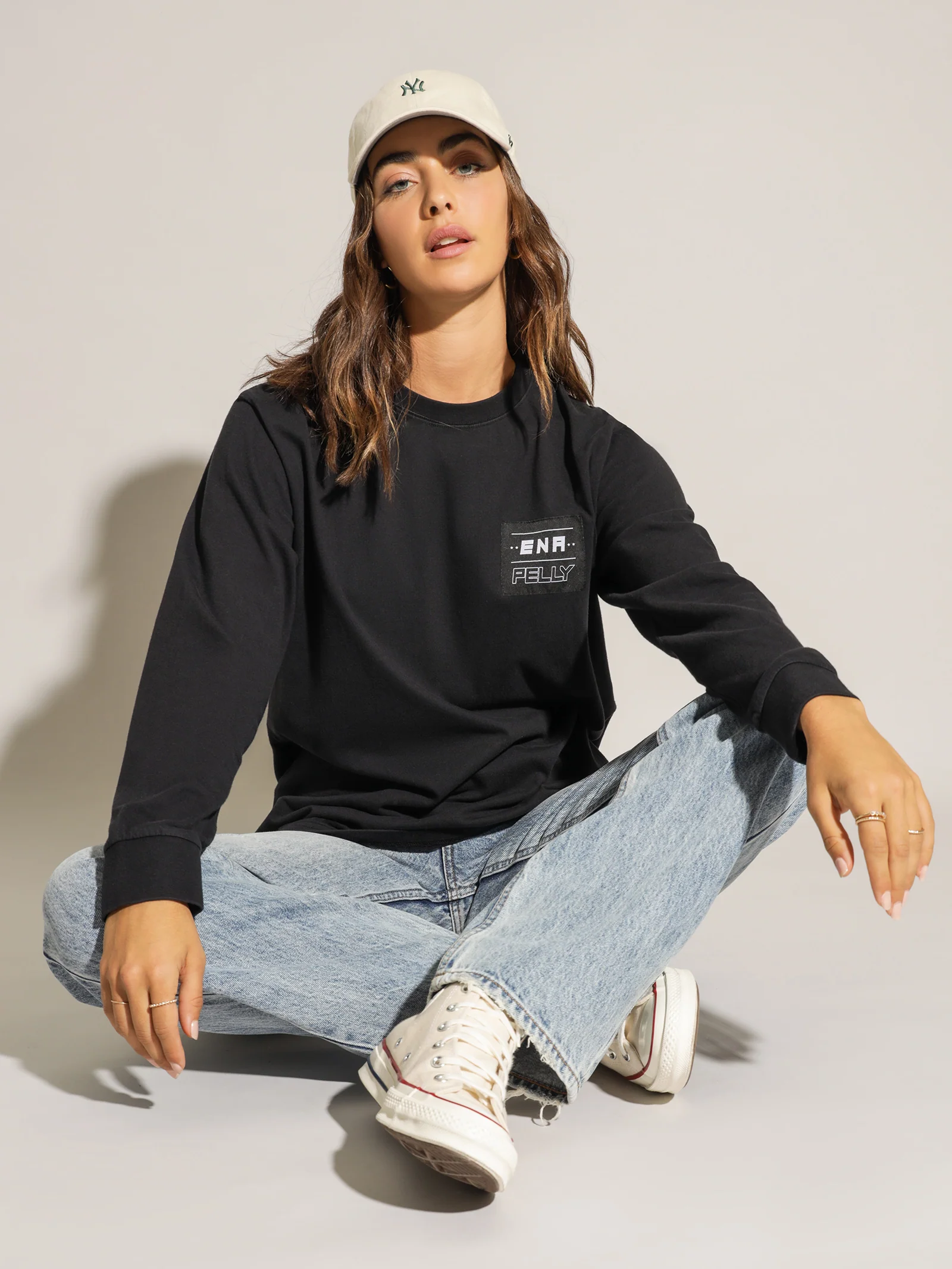 Patch Logo Long Sleeve T-Shirt - Image 2