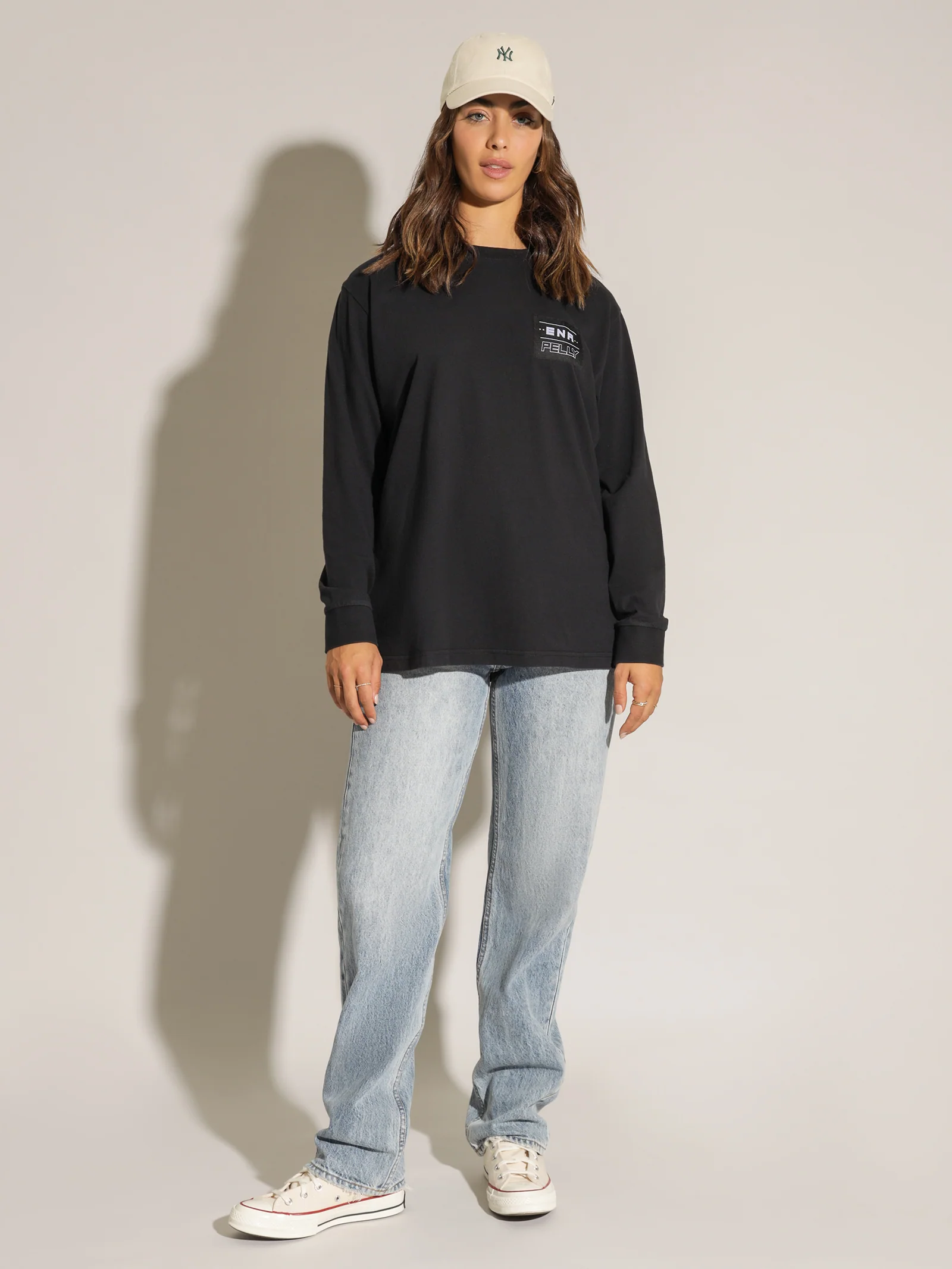 Patch Logo Long Sleeve T-Shirt - Image 3