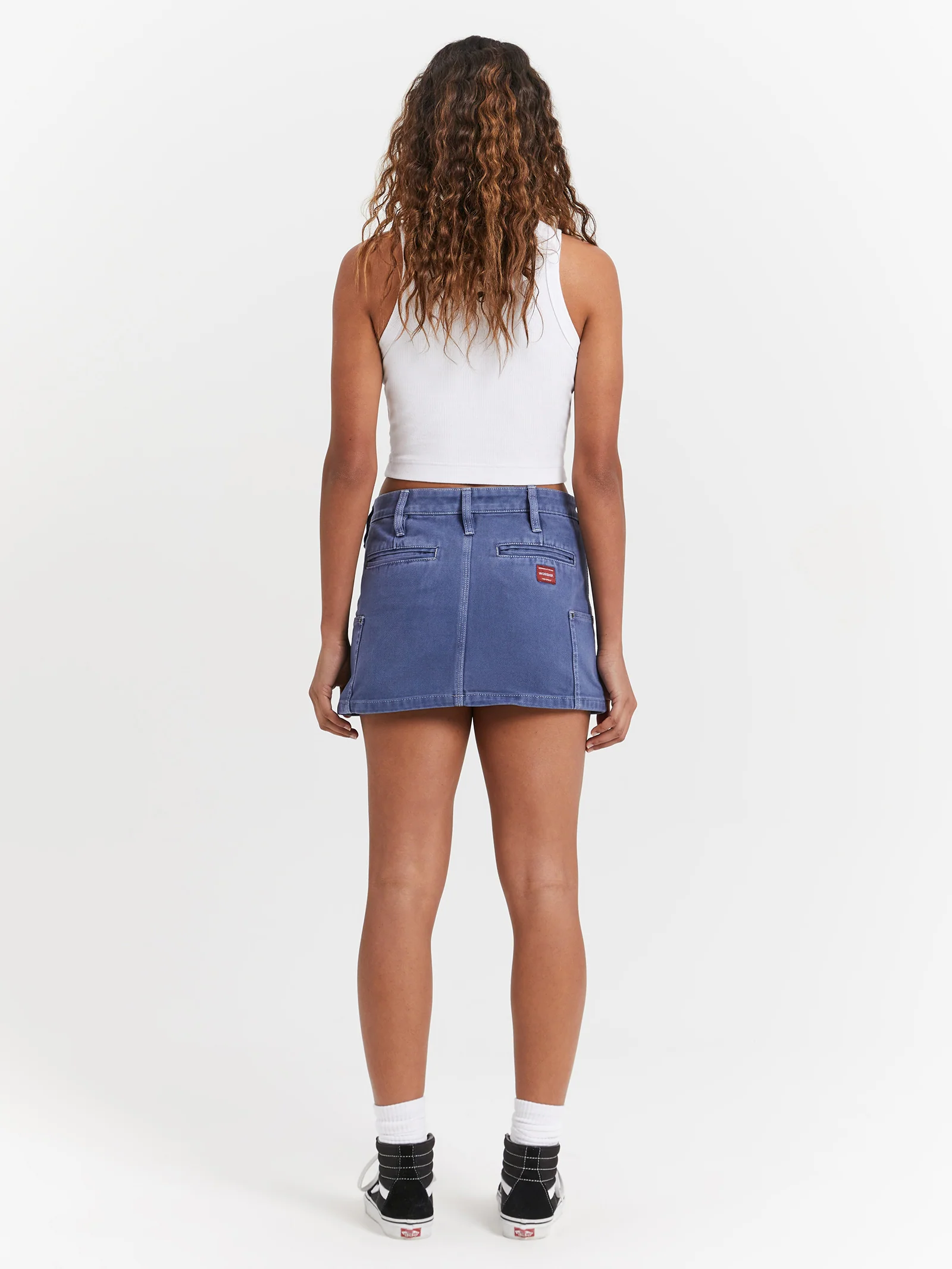 Patches Rivet Mini Skirt - Image 5